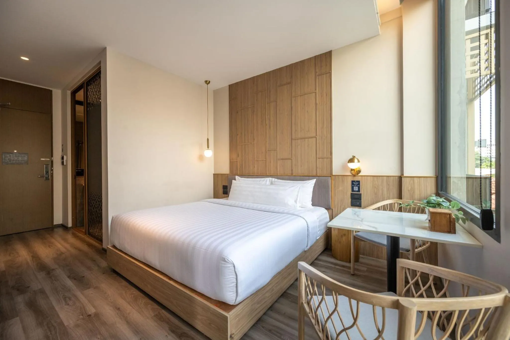 Bed in SHAN Villas Sukhumvit ฌานวิลล่า สุขุมวิท