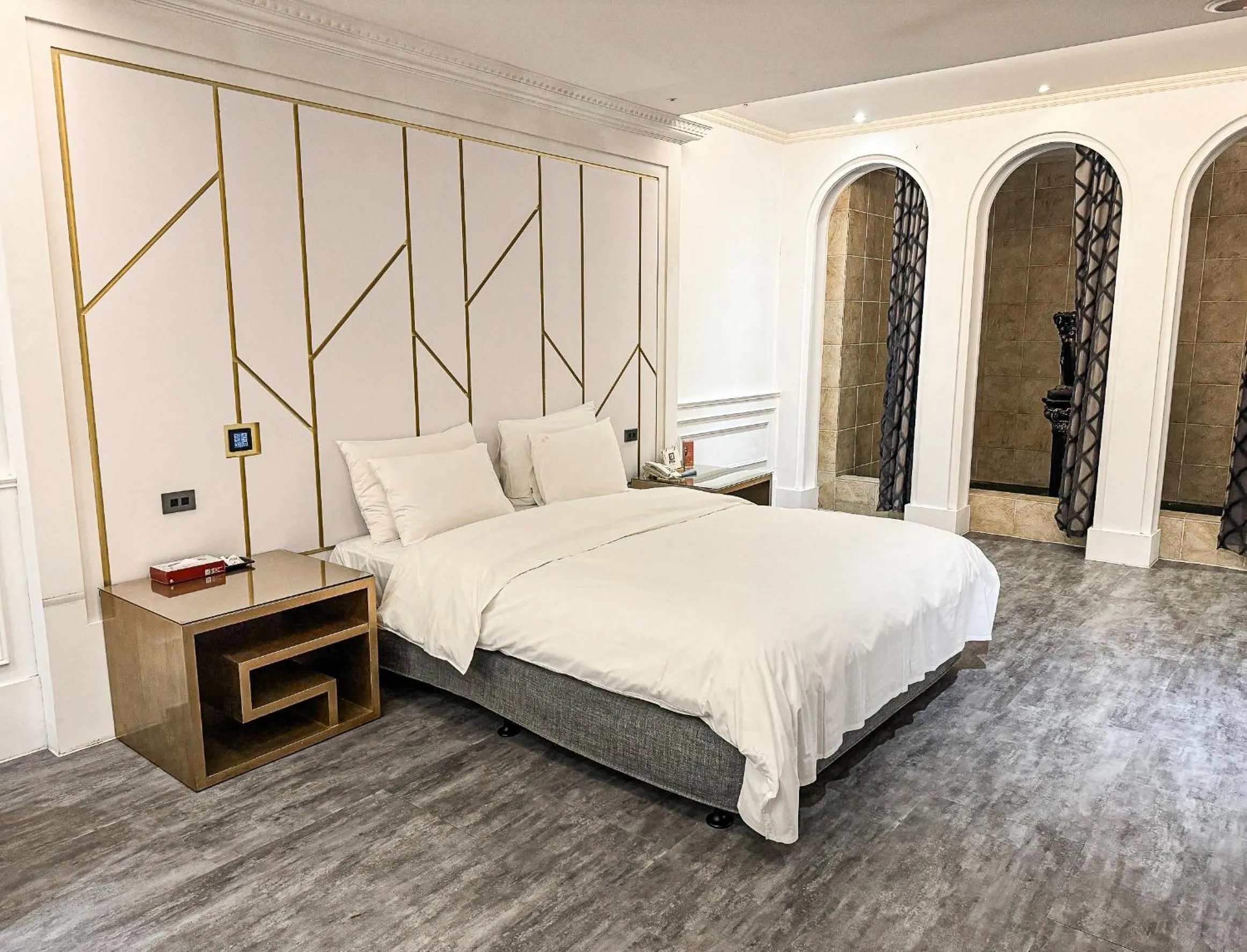 Bed in All-Ur Boutique Motel - Taichung Branch