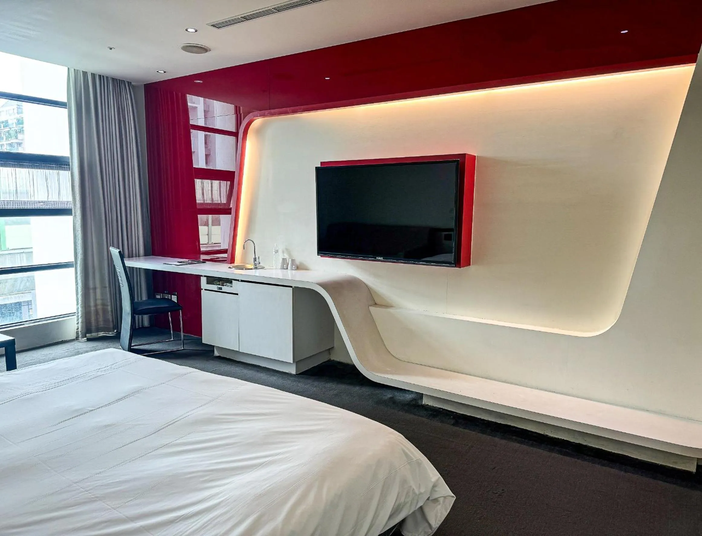 Bed in All-Ur Boutique Motel - Taichung Branch