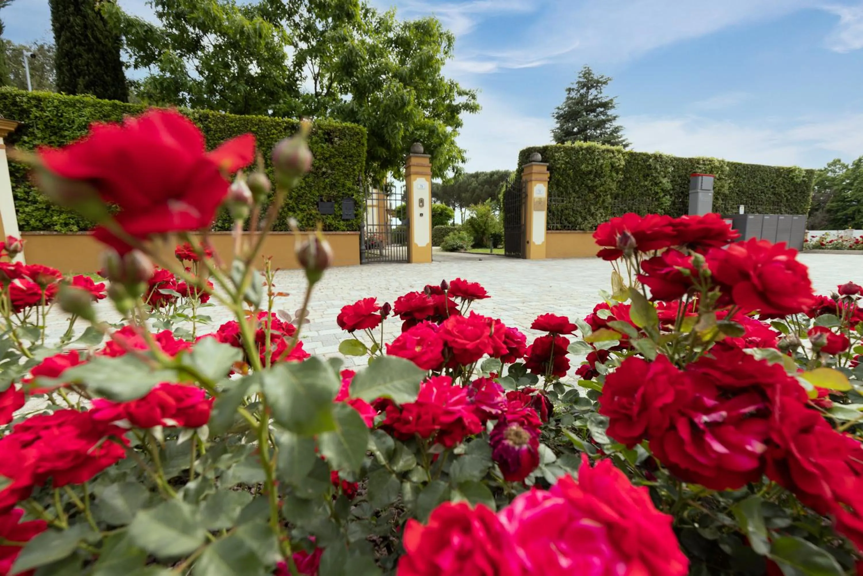 Facade/entrance in Villa Colombai