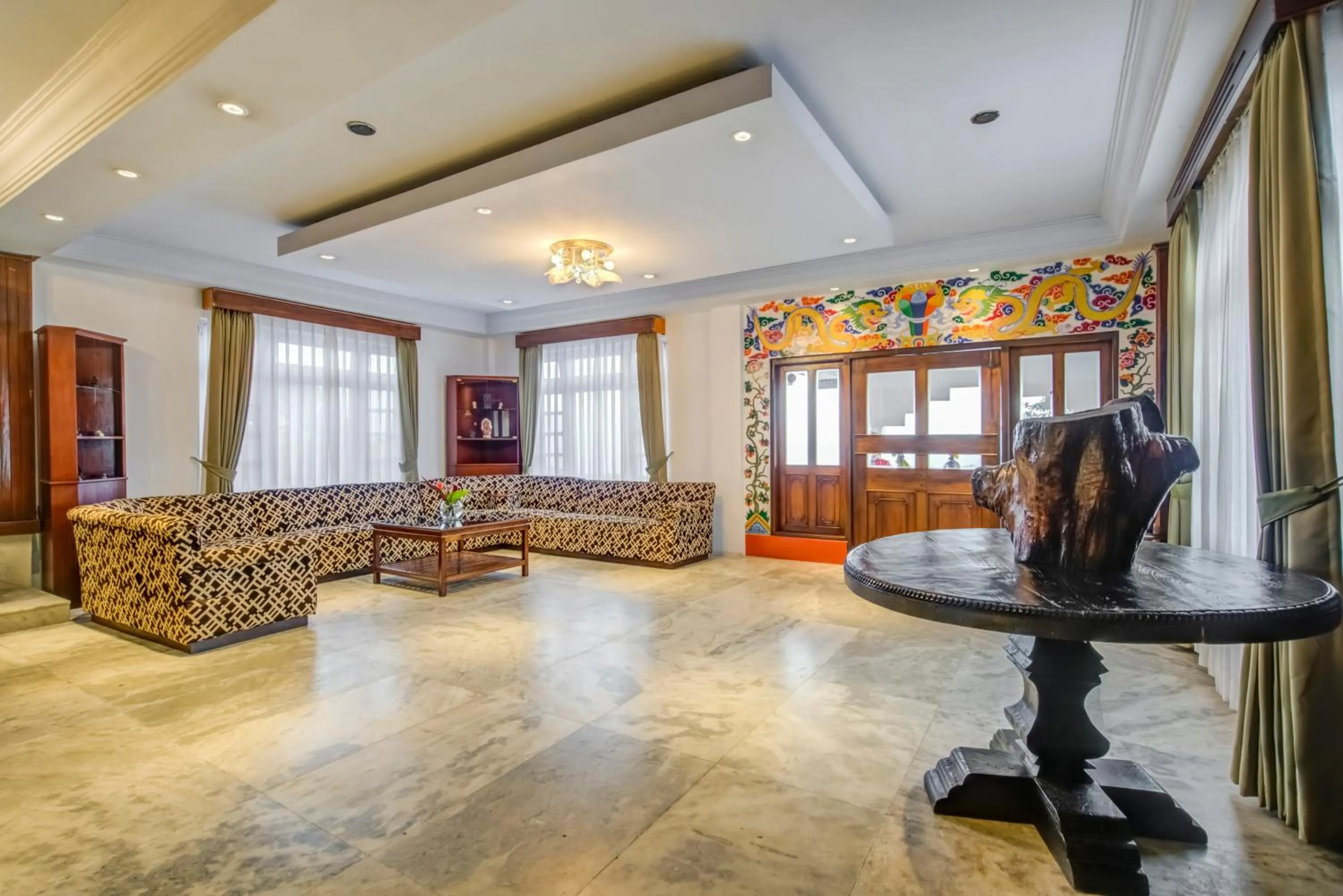 Living room in Summit Tashi Ghang Heritage Resort