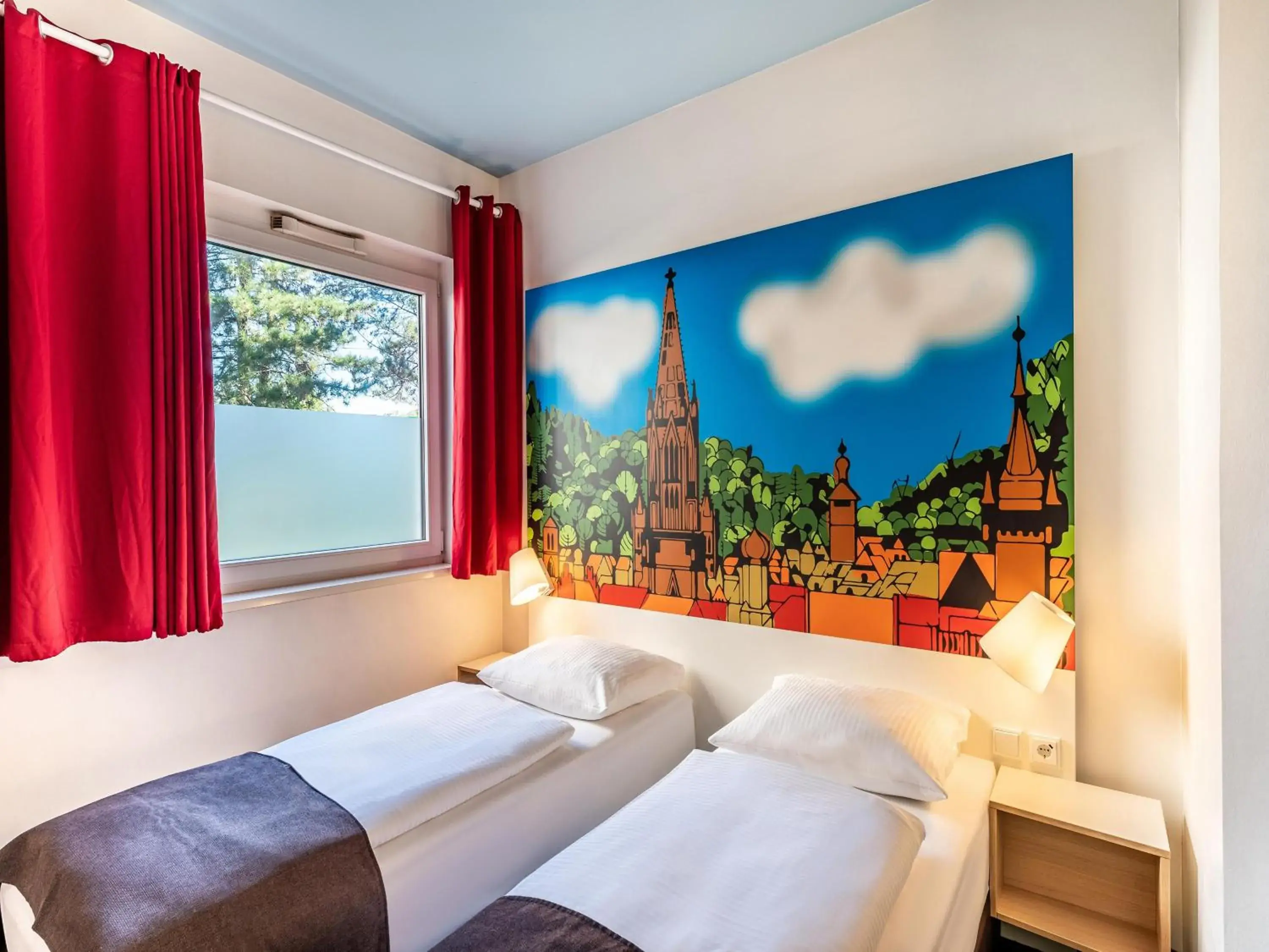 Twin Room in B&B Hotel Freiburg-Süd Twin Room in B&B Hotel Freiburg-Süd