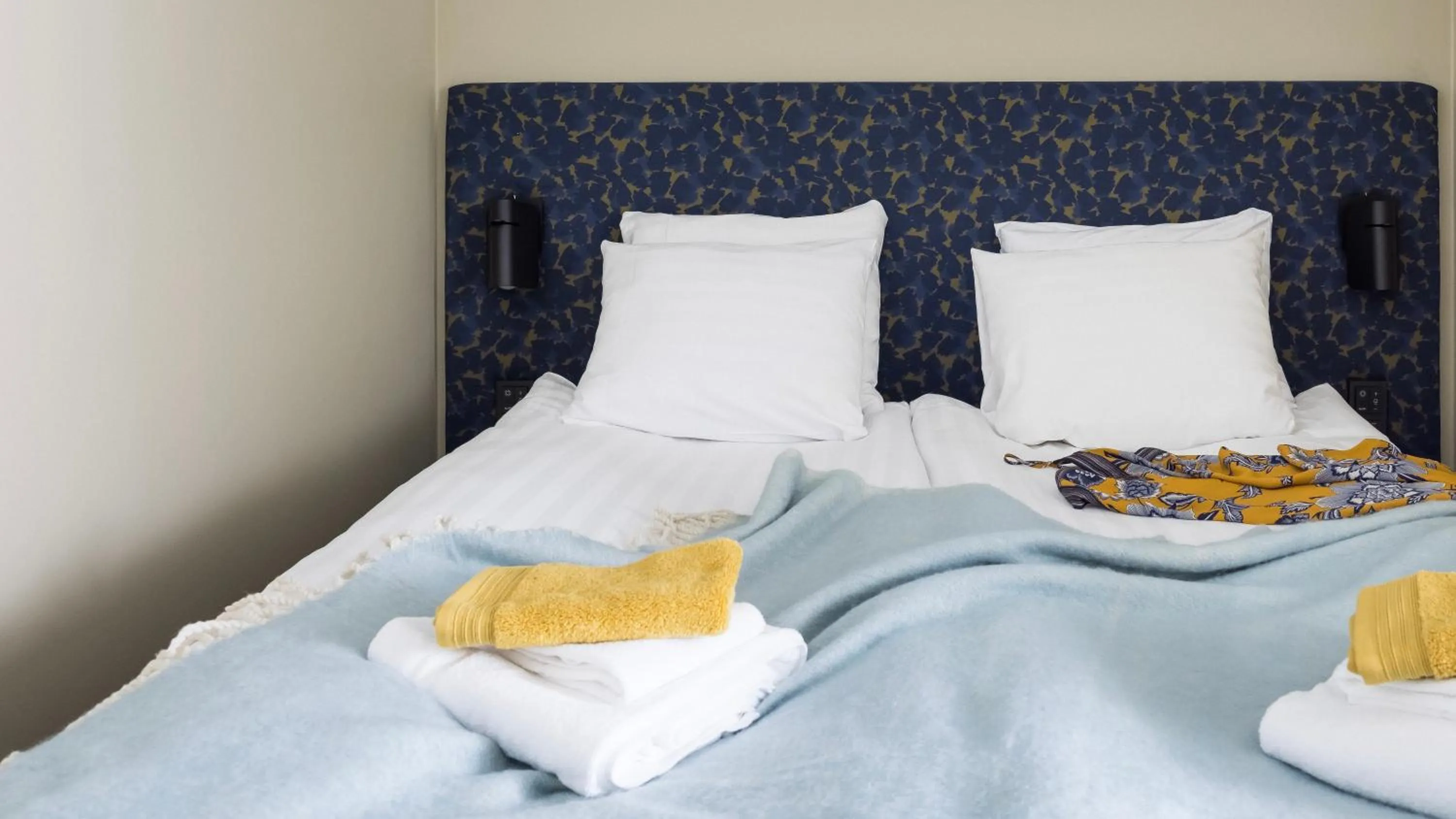 Bed in Bob W Helsinki City Centre