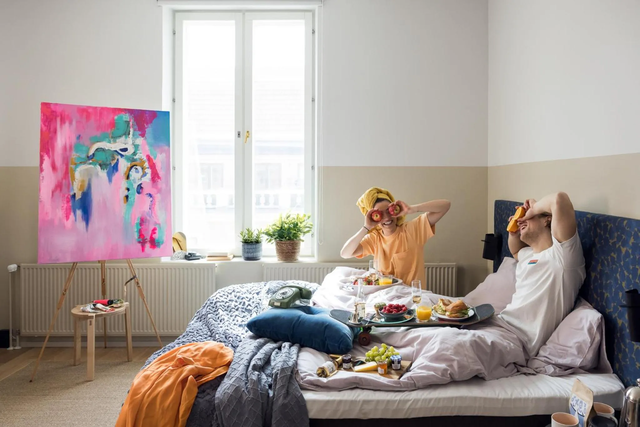 Bed in Bob W Helsinki City Centre