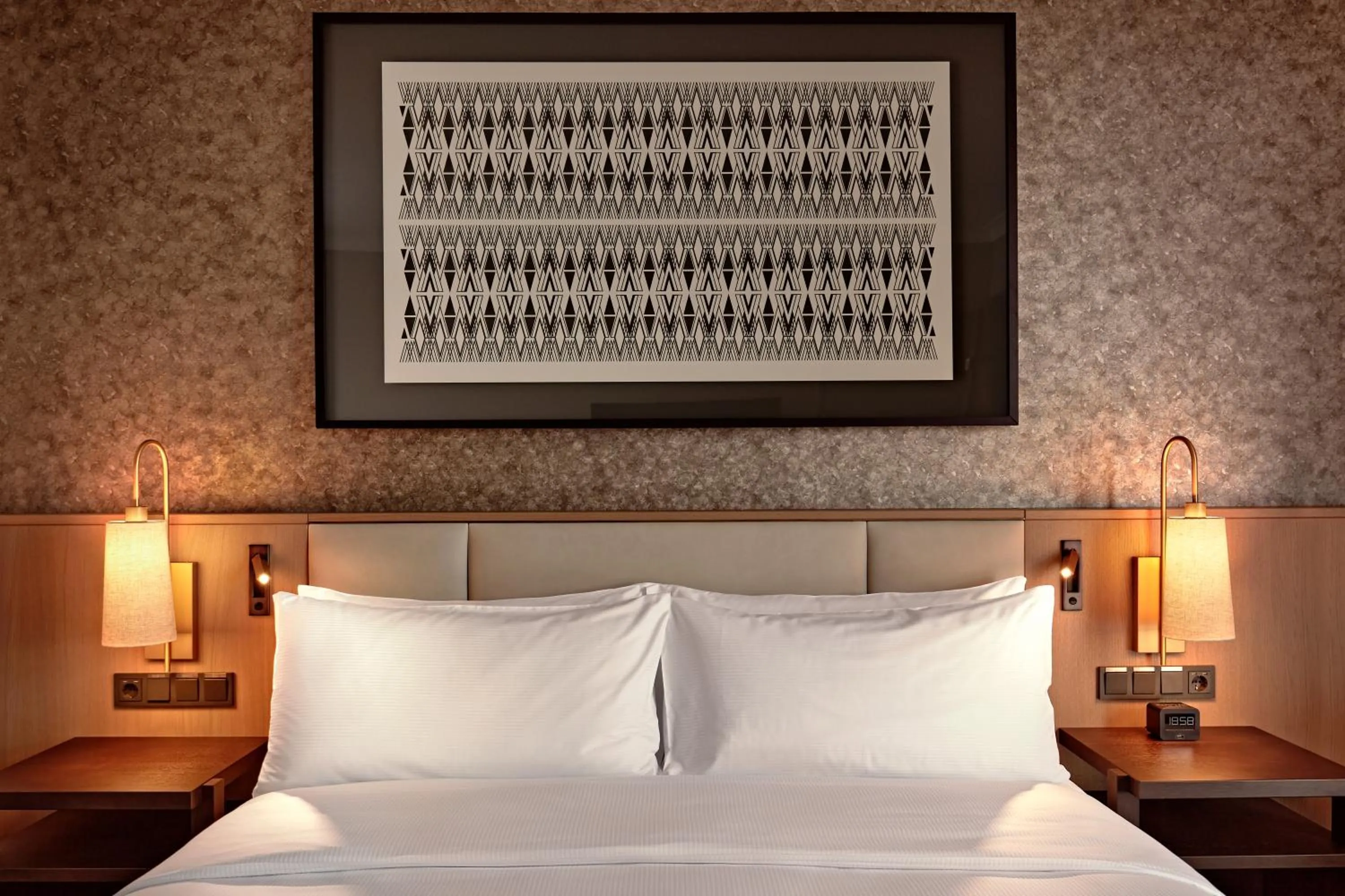 Bed in Hilton Vienna Park