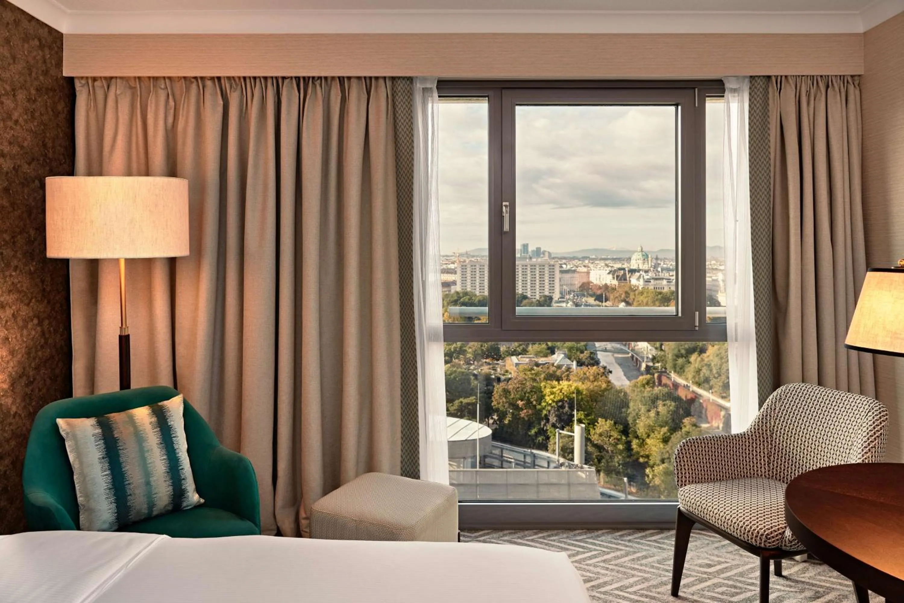 Bed in Hilton Vienna Park