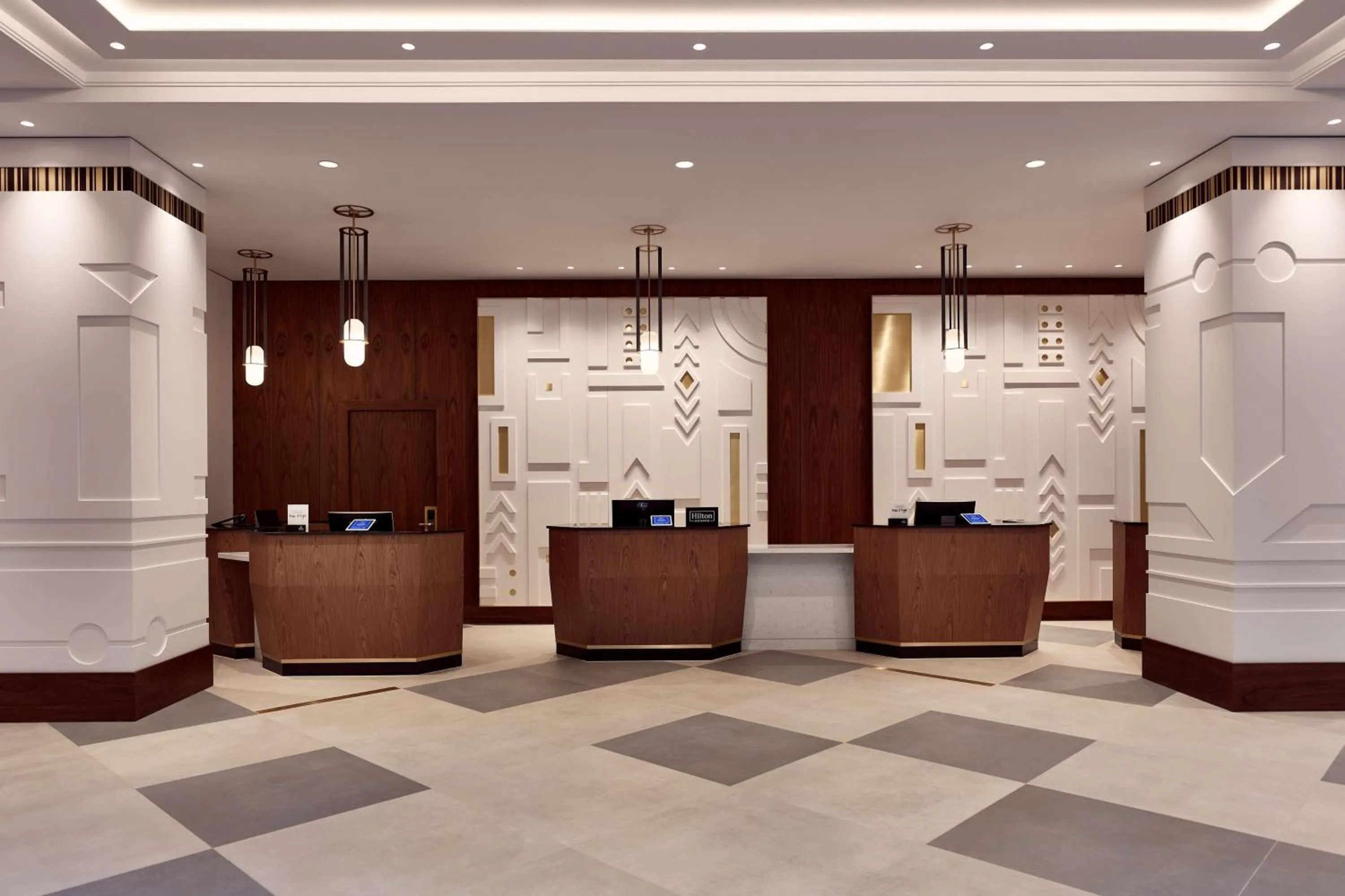 Lobby or reception in Hilton Vienna Park