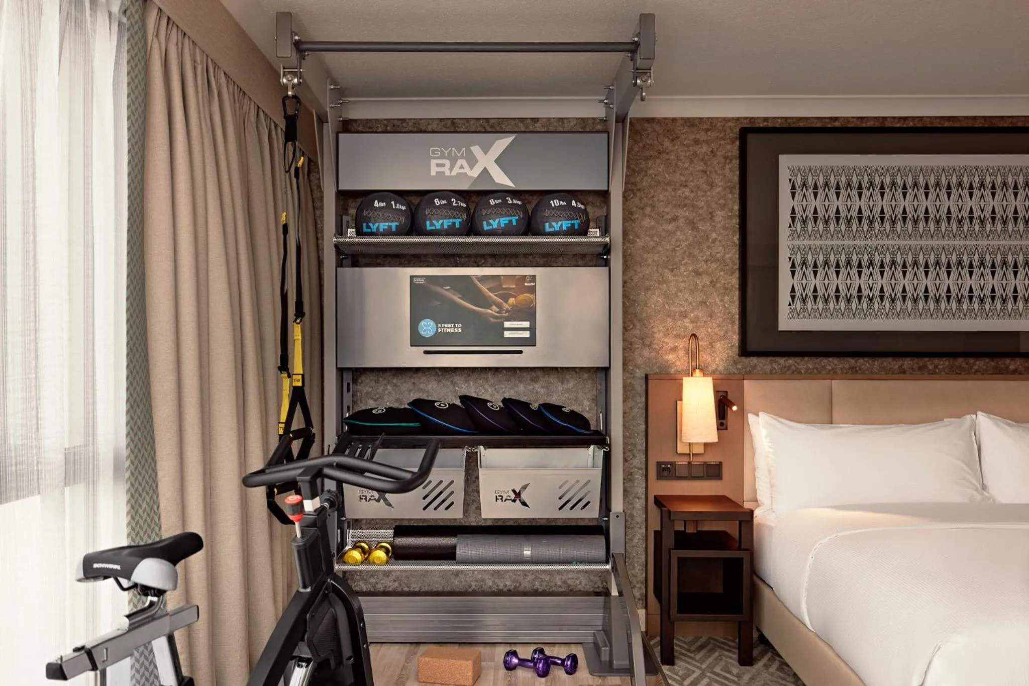 Bedroom, Bed in Hilton Vienna Park