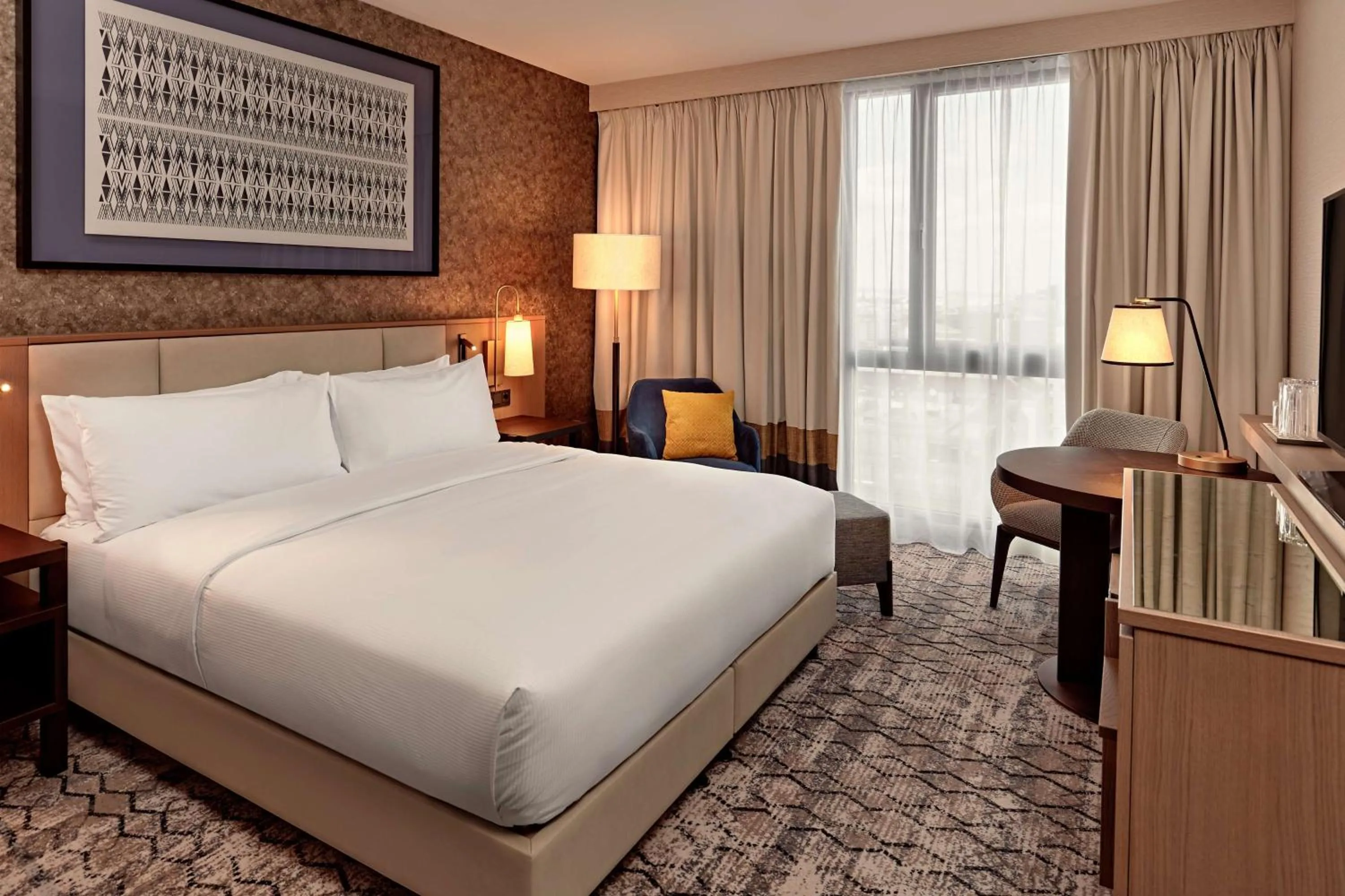 Bed in Hilton Vienna Park