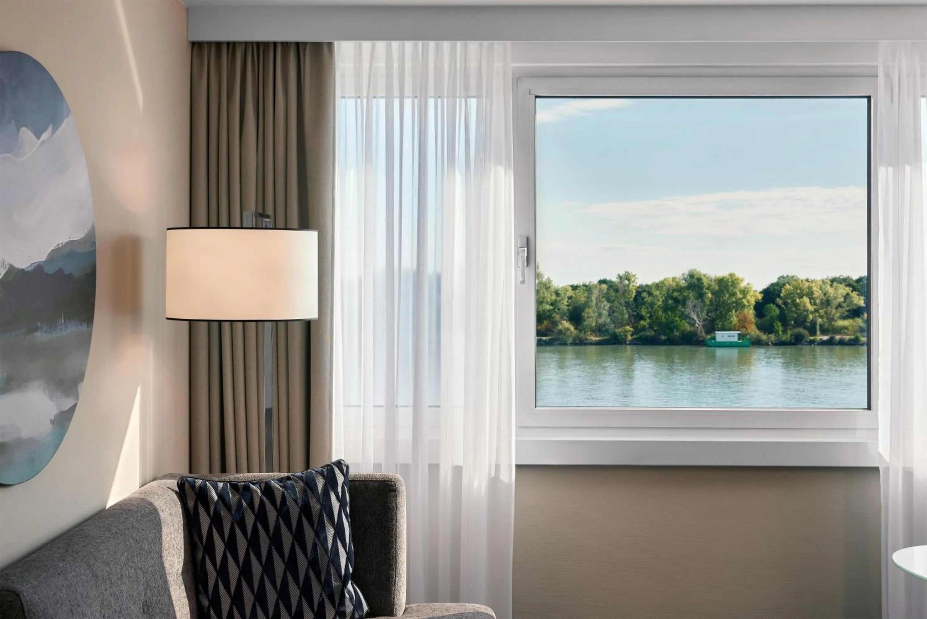 View (from property/room) in Hilton Vienna Waterfront