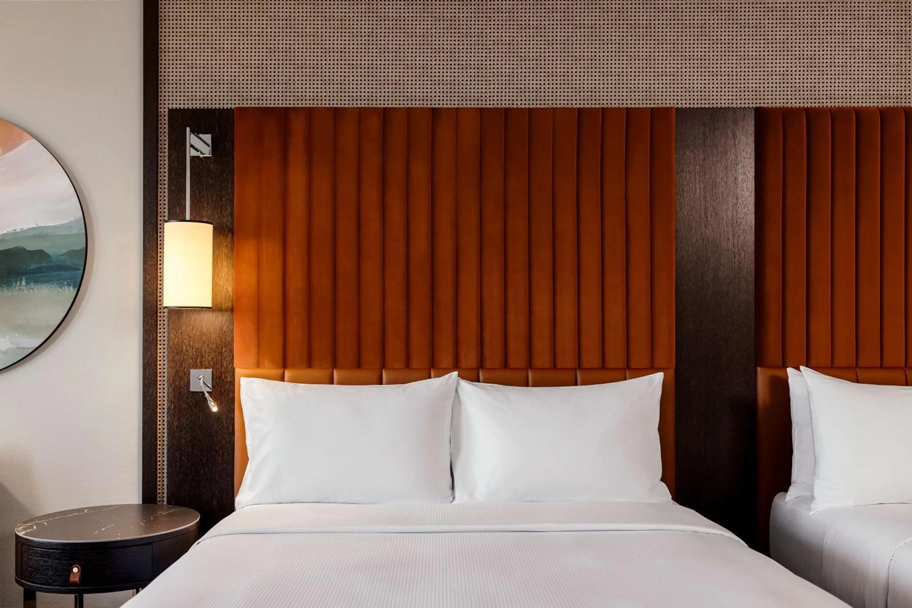 Bed in Hilton Vienna Waterfront