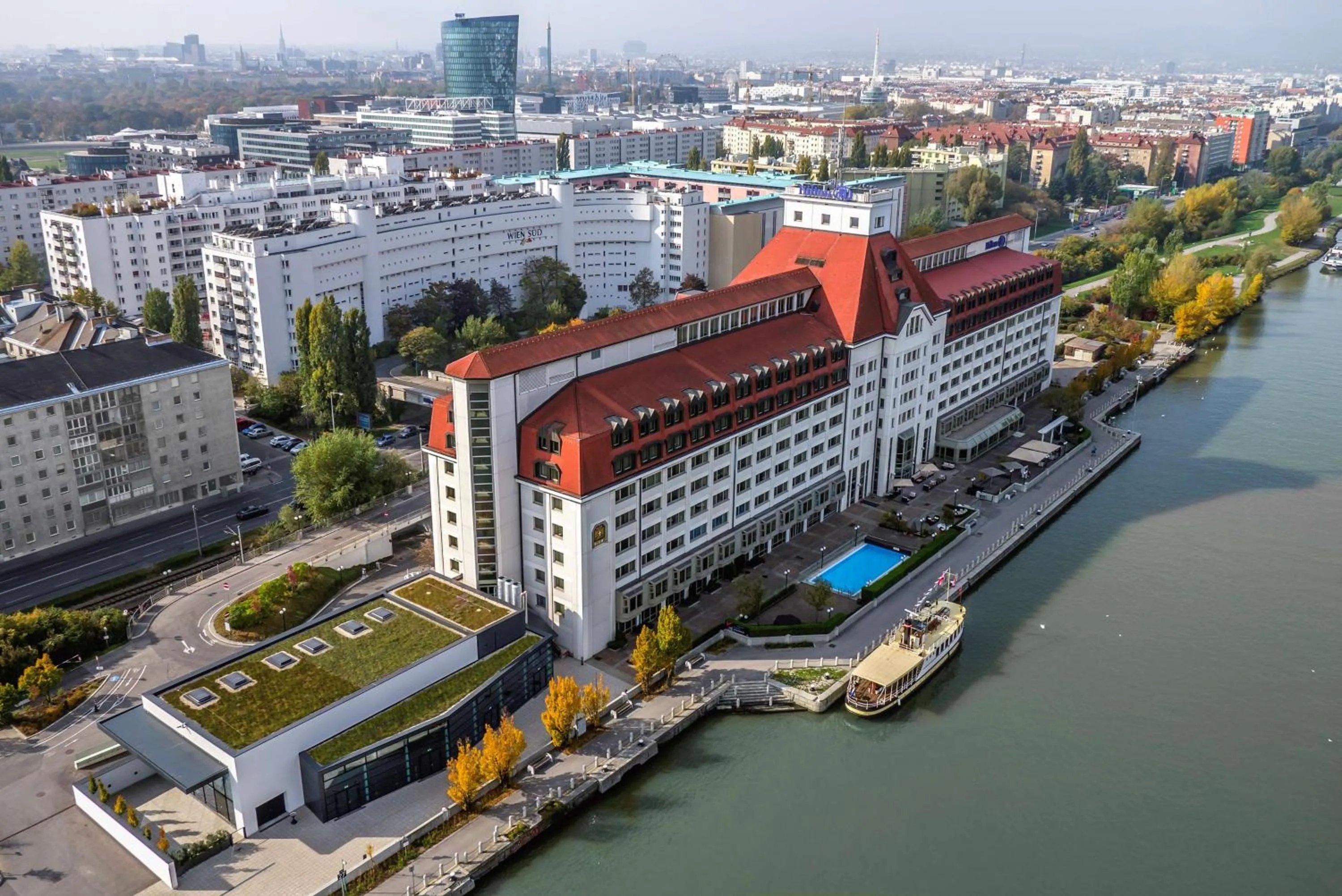 Property building in Hilton Vienna Waterfront