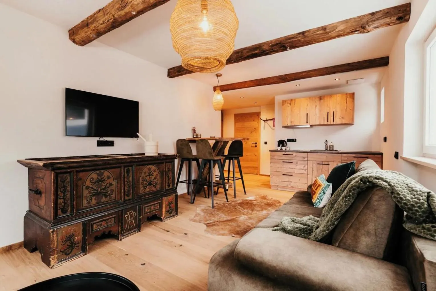 Living room in Hotel Glücksschmiede - Hinterglemm