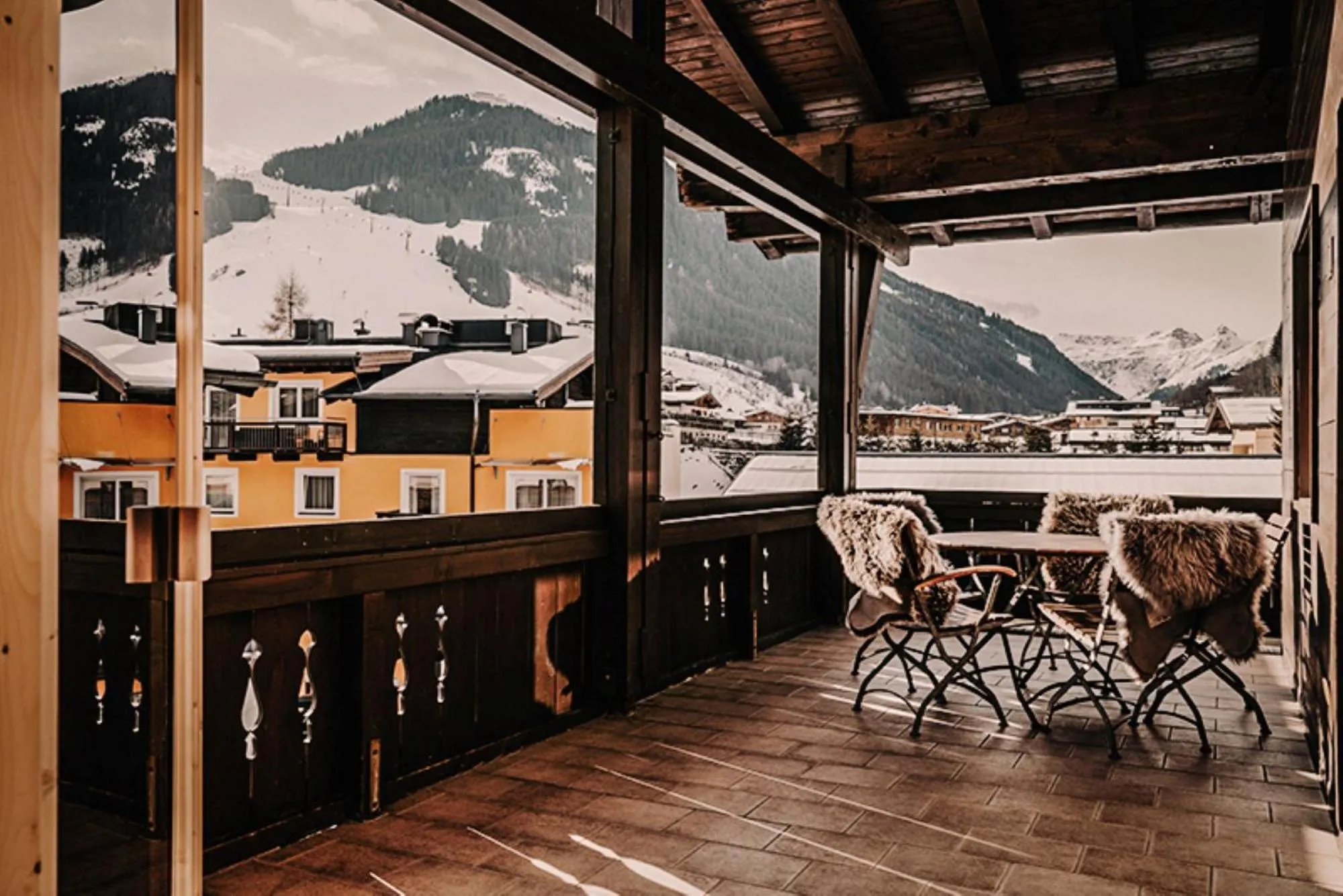Balcony/Terrace in Hotel Glücksschmiede - Hinterglemm