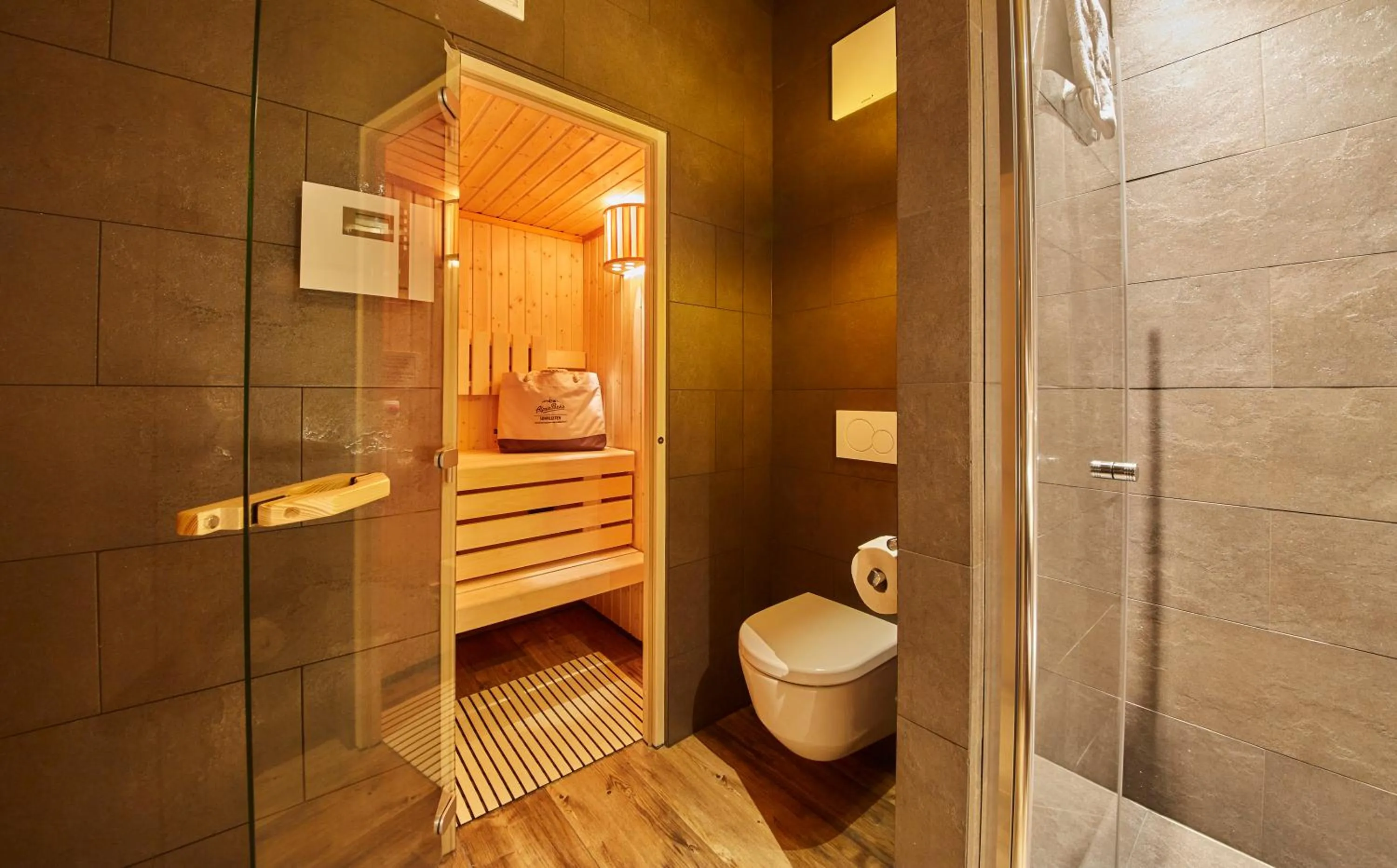 Sauna in AlpenParks Hotel & Apartment Sonnleiten