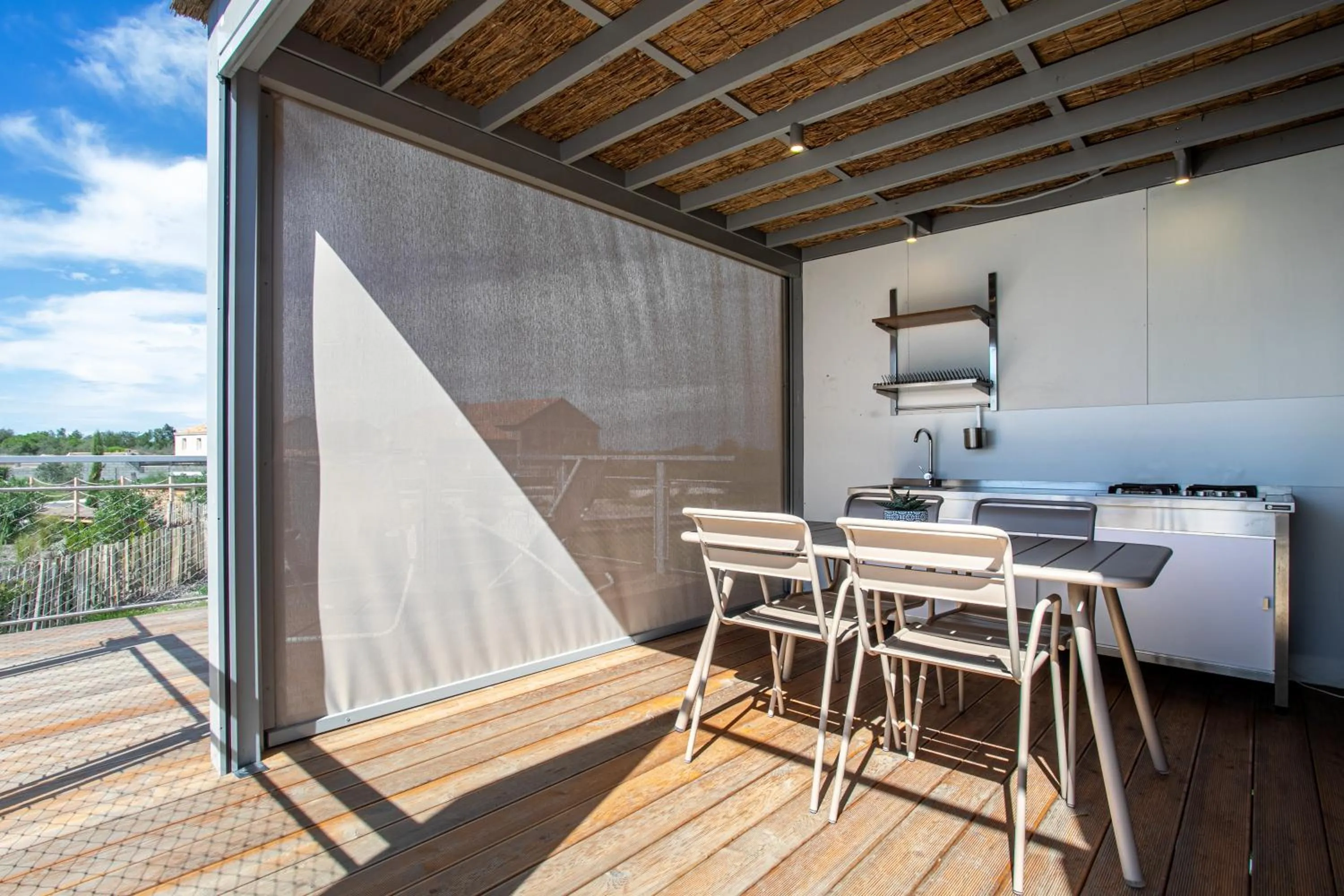 Balcony/Terrace in Lodges de Camargue