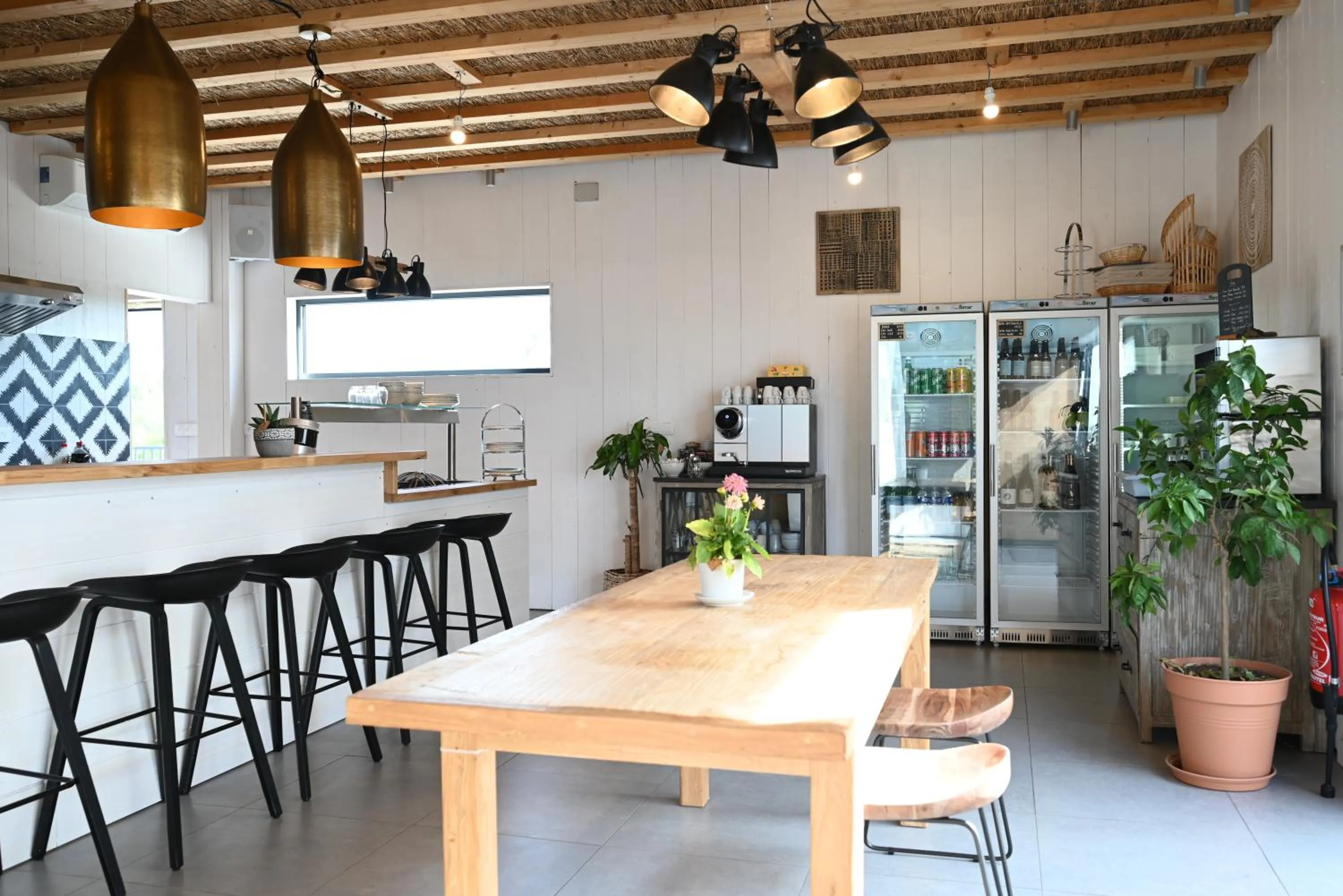 Lobby or reception in Lodges de Camargue