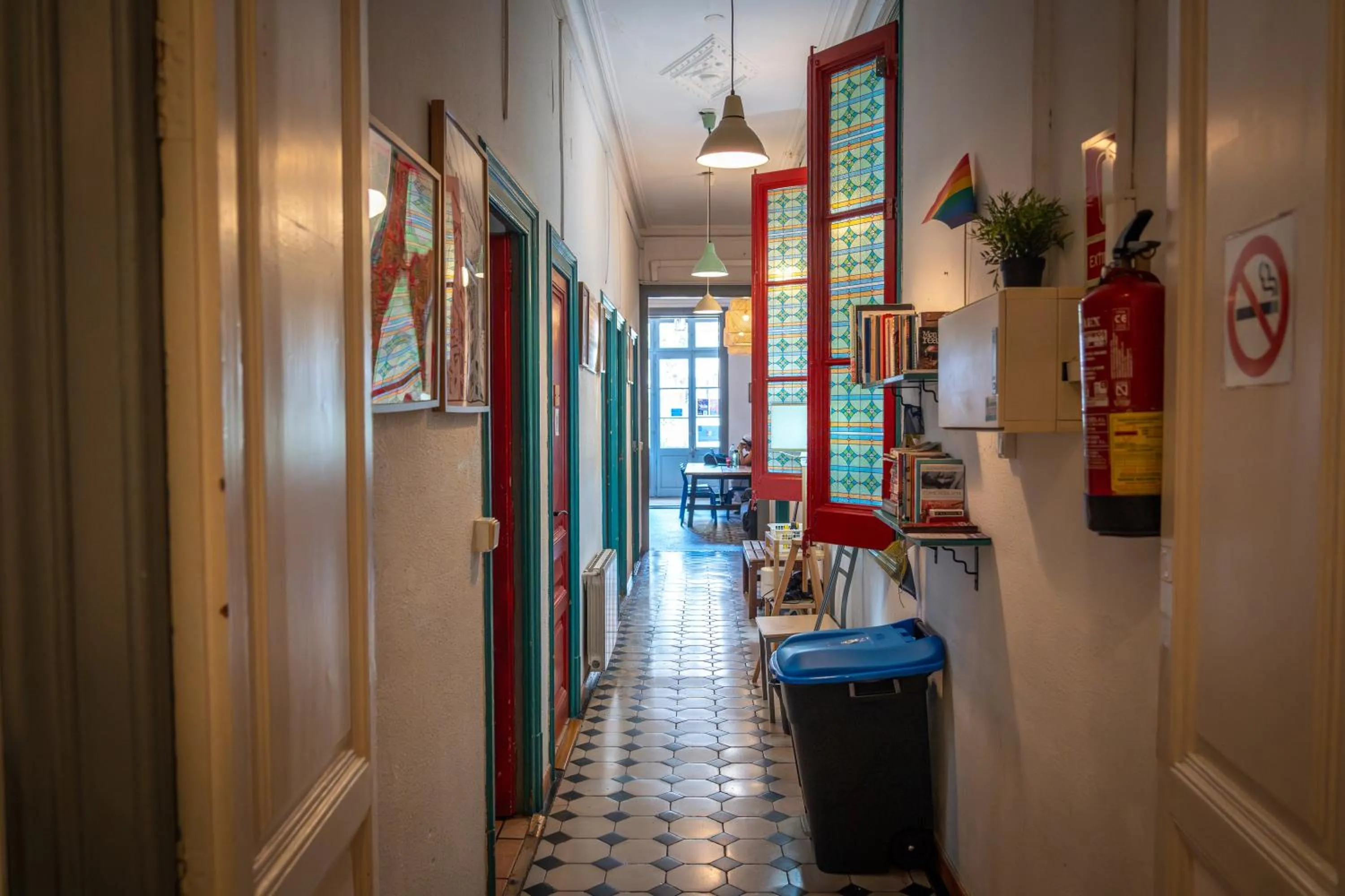 Lobby or reception in Soul Backpackers Barcelona