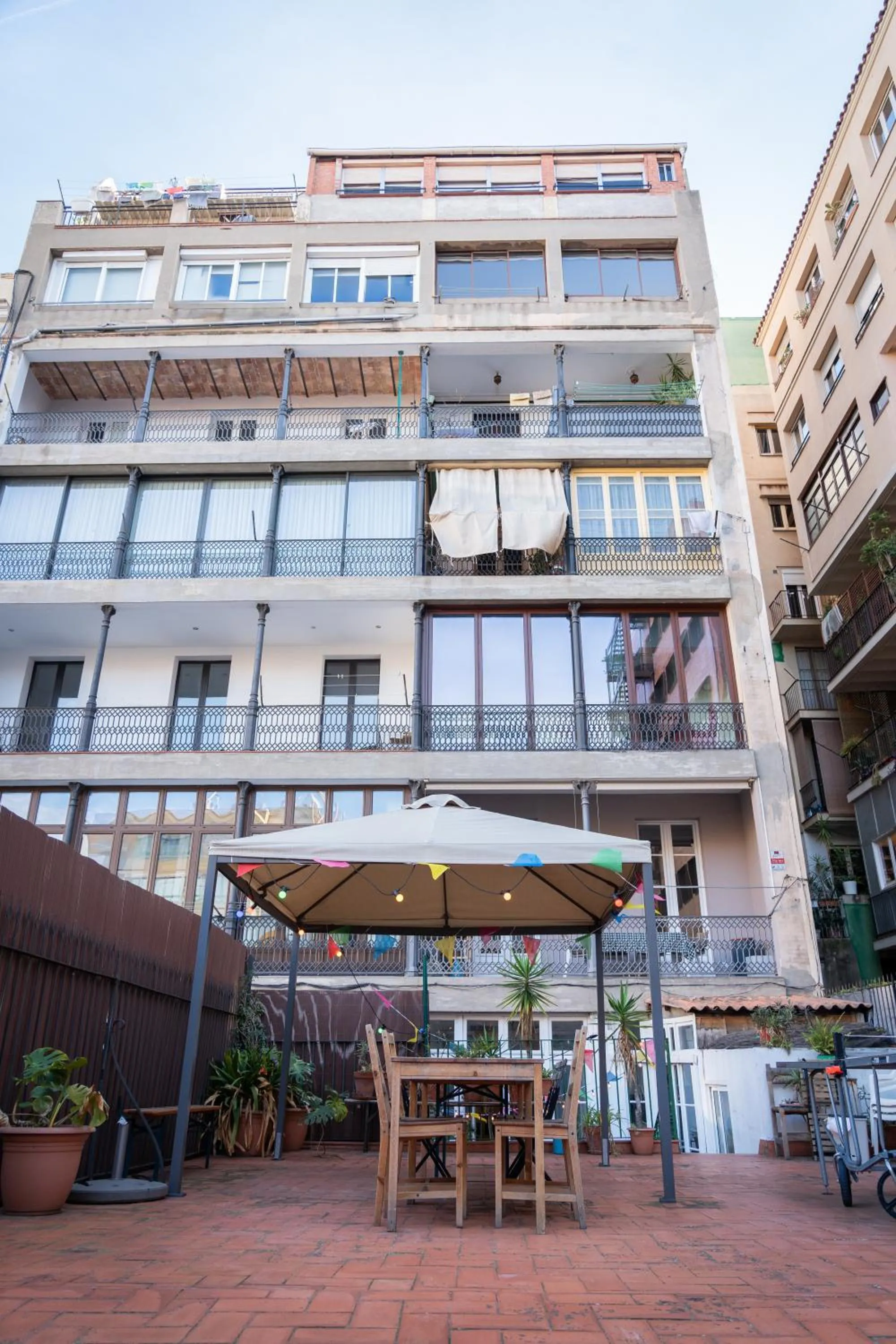 Patio in Soul Backpackers Barcelona