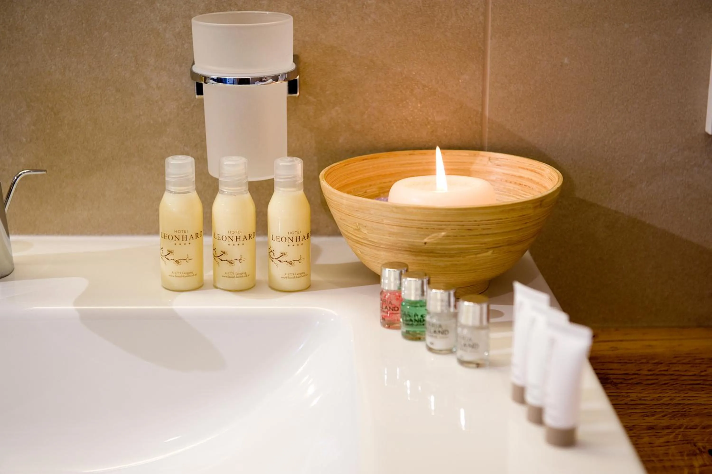 Bathroom in Hotel Leonhard