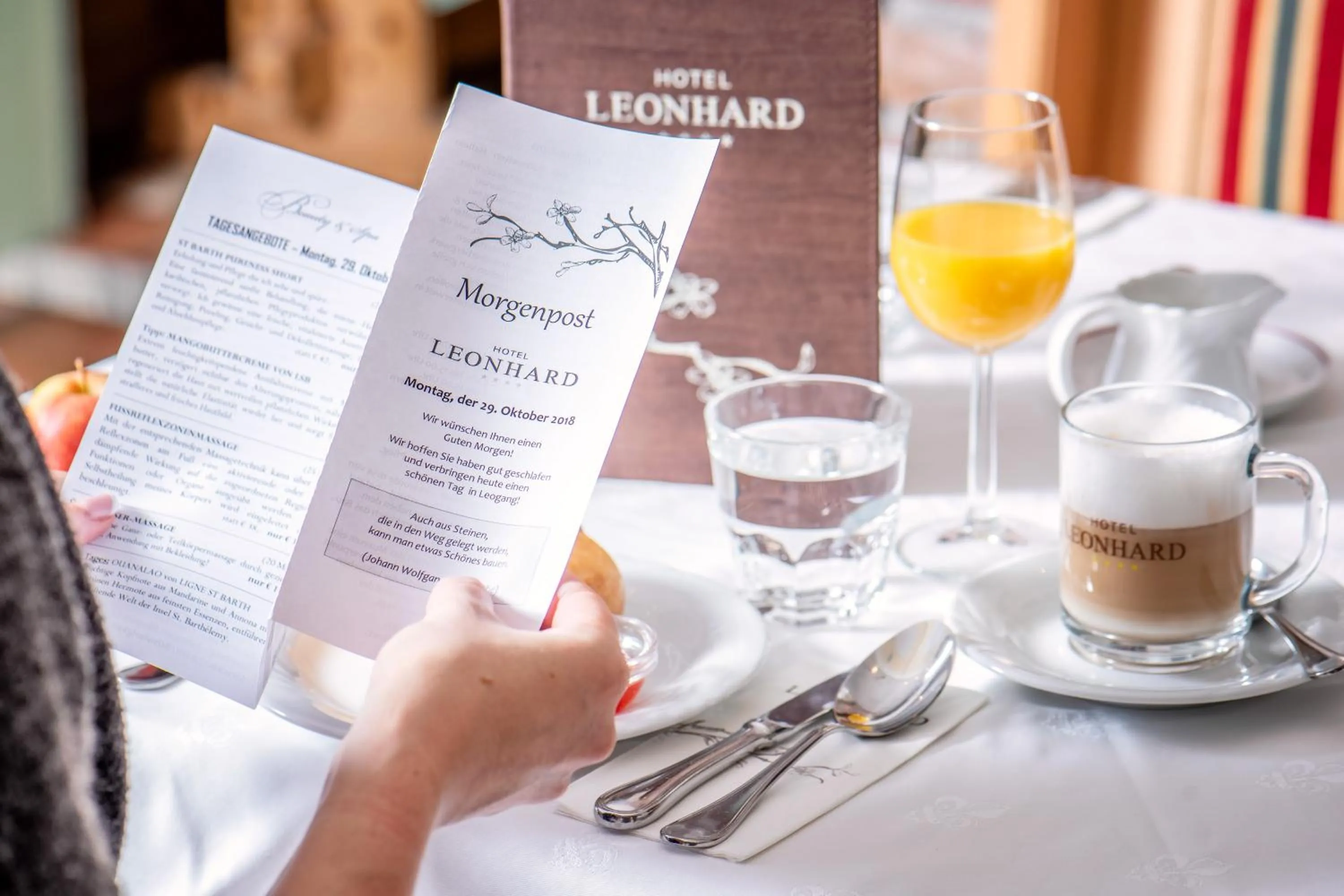 Restaurant/places to eat in Hotel Leonhard