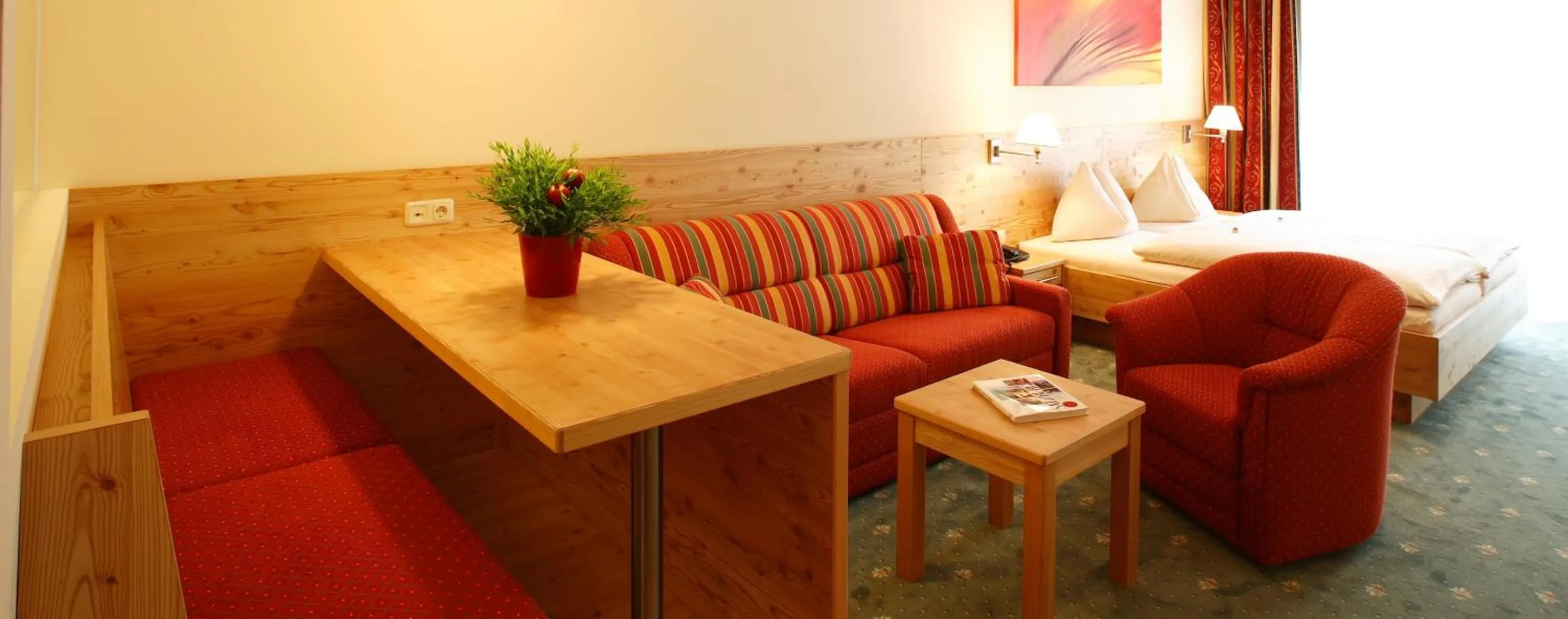 Seating area in Hotel Leonhard