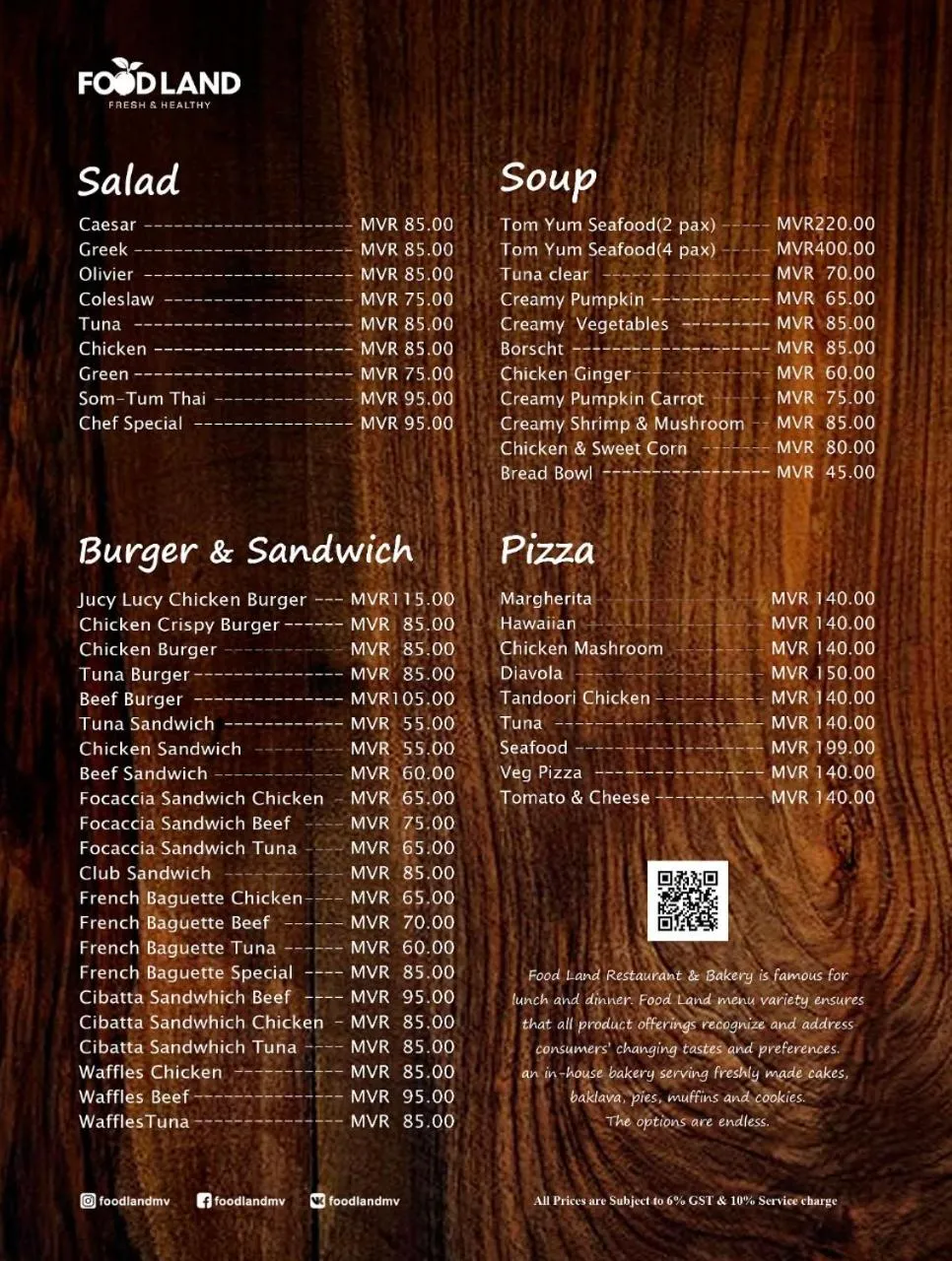 Restaurant/places to eat in Dacha Thoddoo