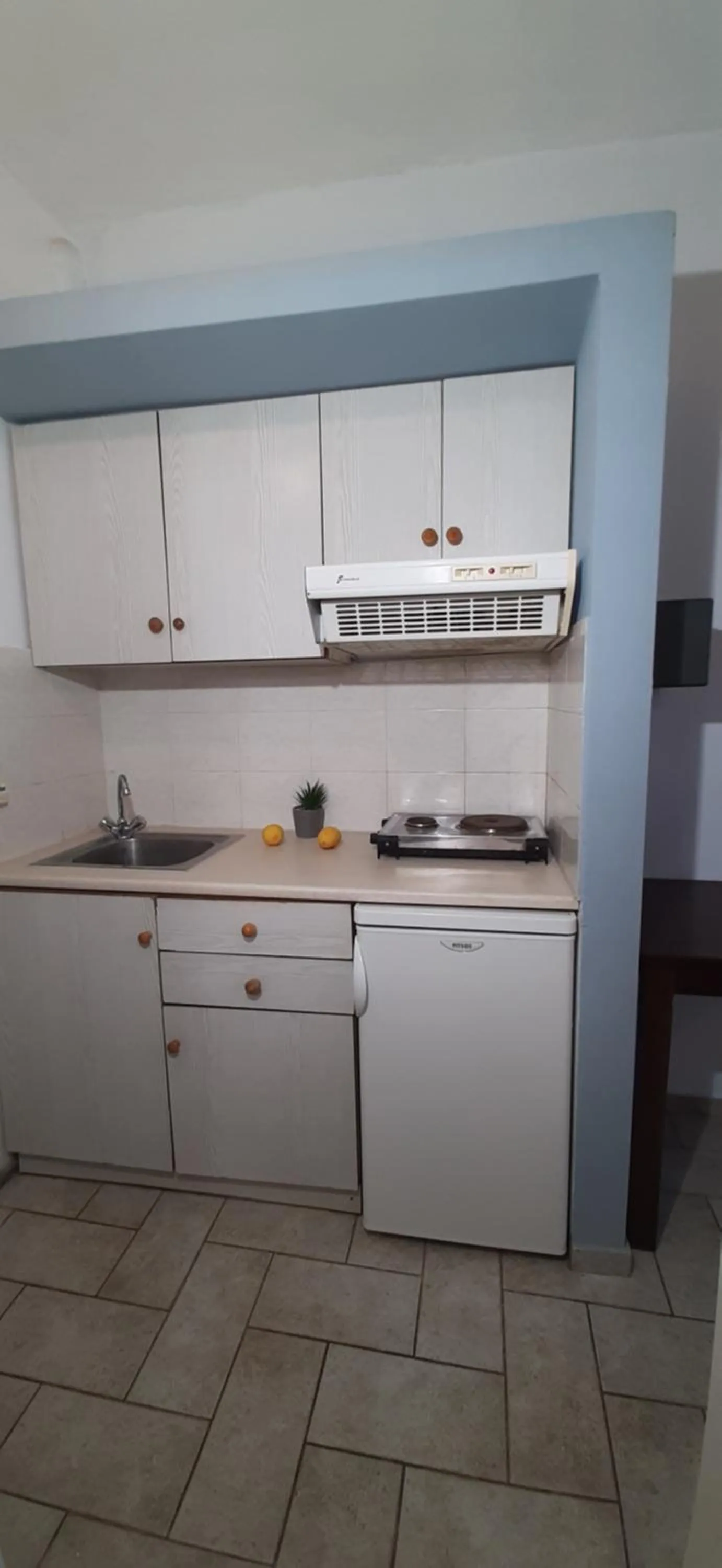 Kitchen or kitchenette in Aegean Apartments