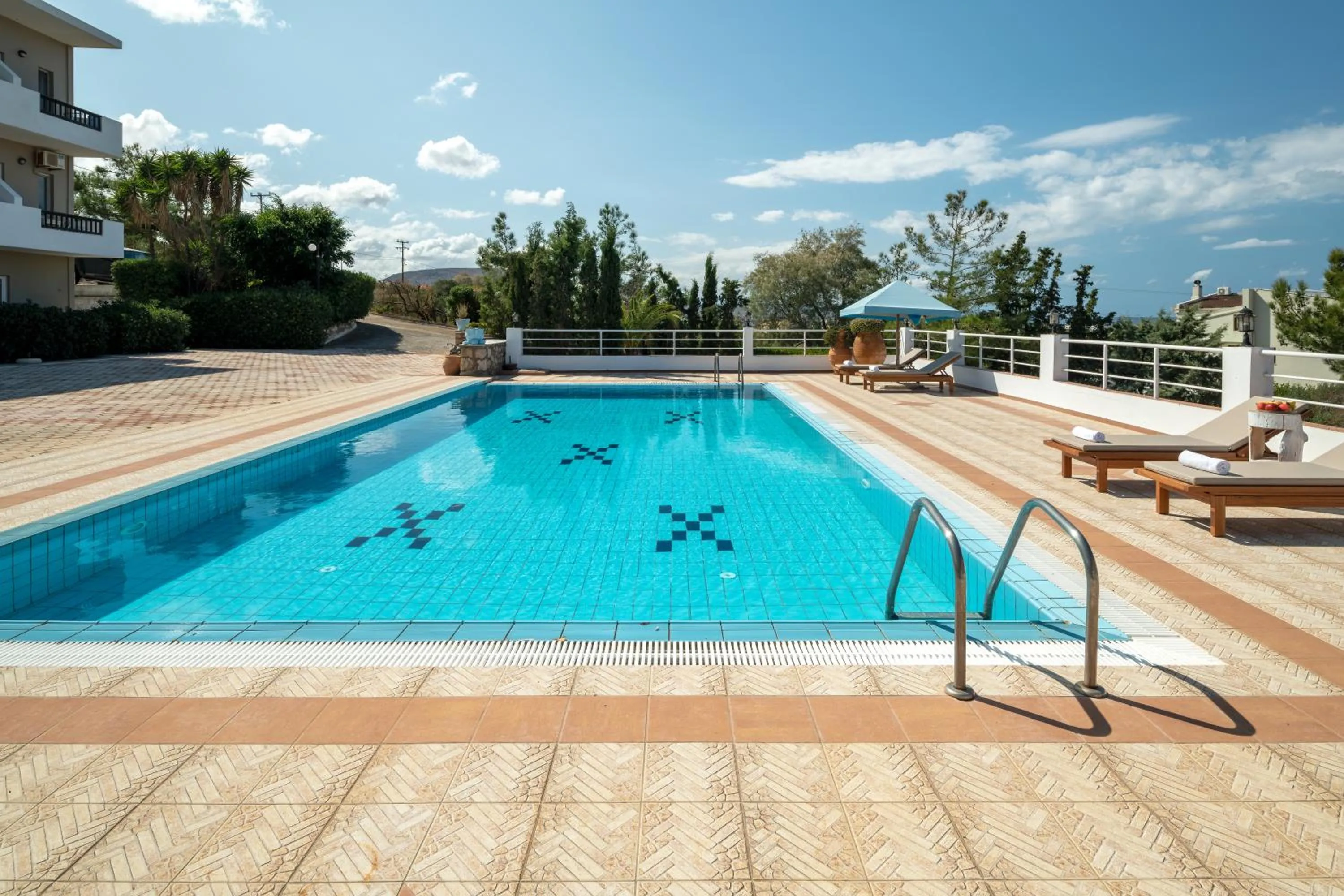 Swimming pool in Aegean Apartments
