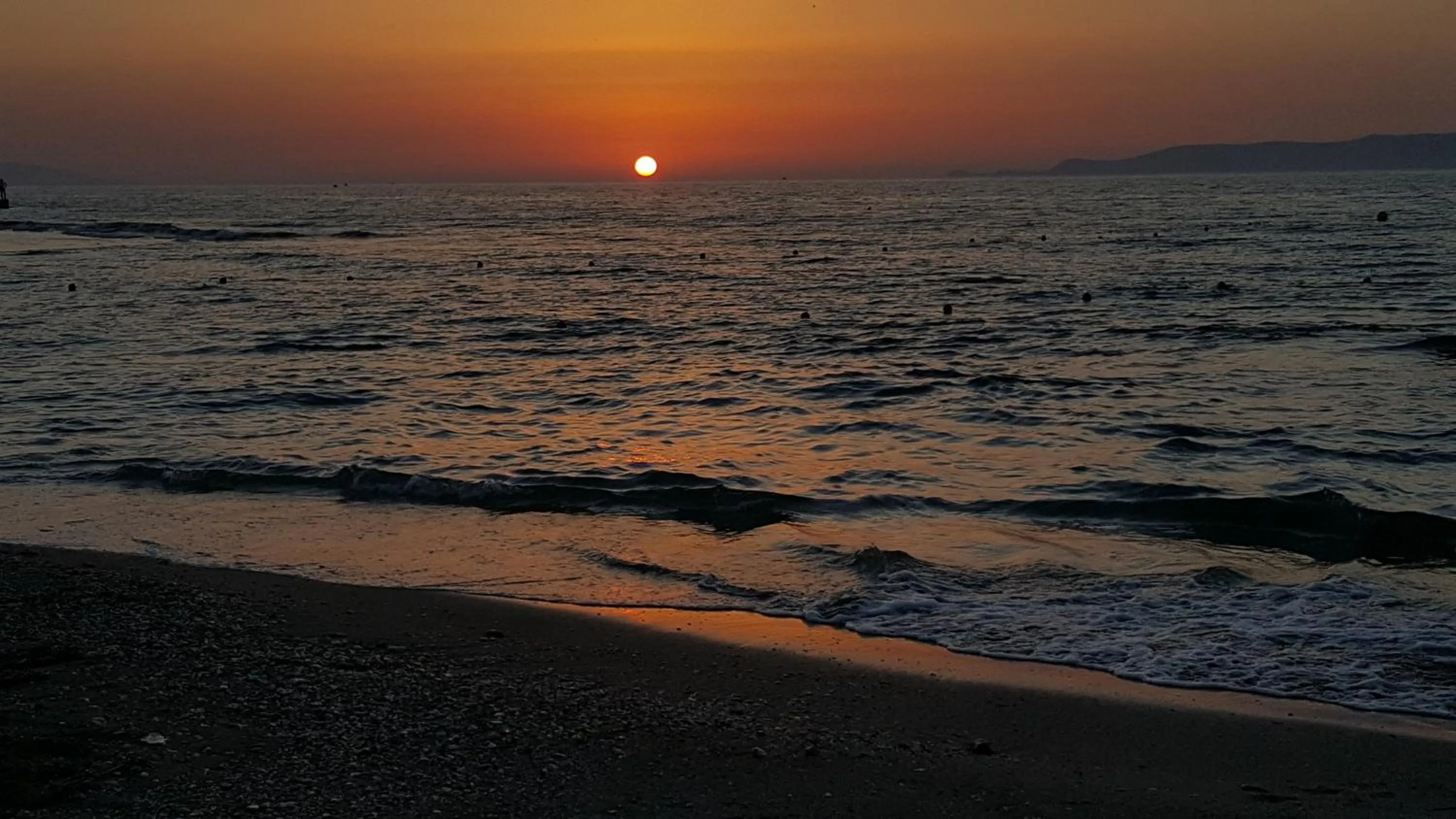 Sunset in Aegean Apartments