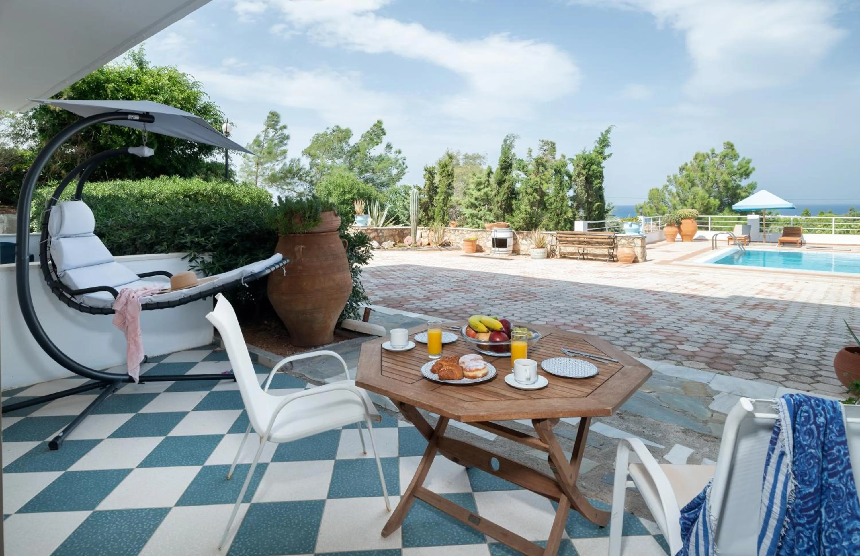 Balcony/Terrace in Aegean Apartments