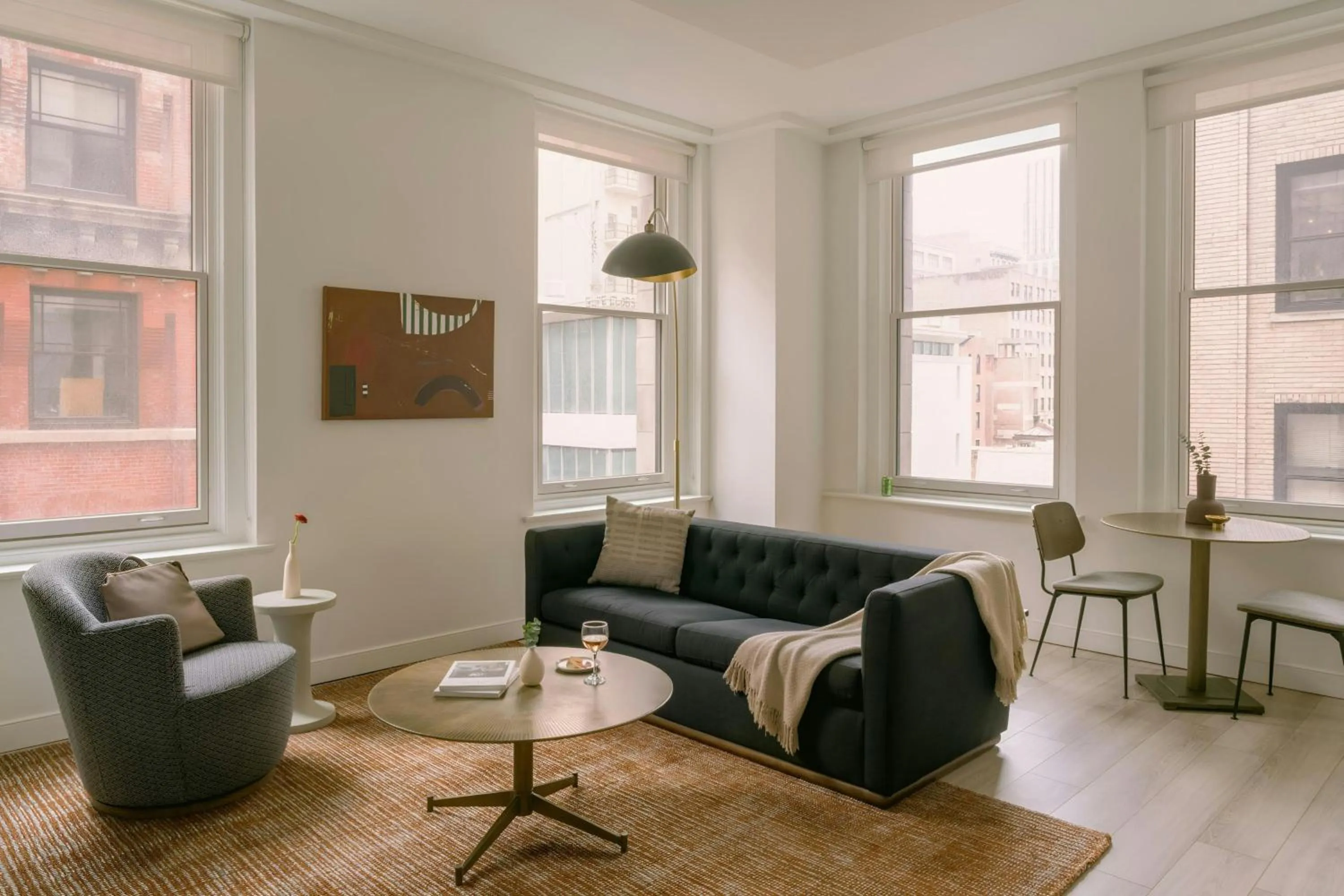 Living room in Sonder by Marriott Bonvoy The Witherspoon Apartments Center City