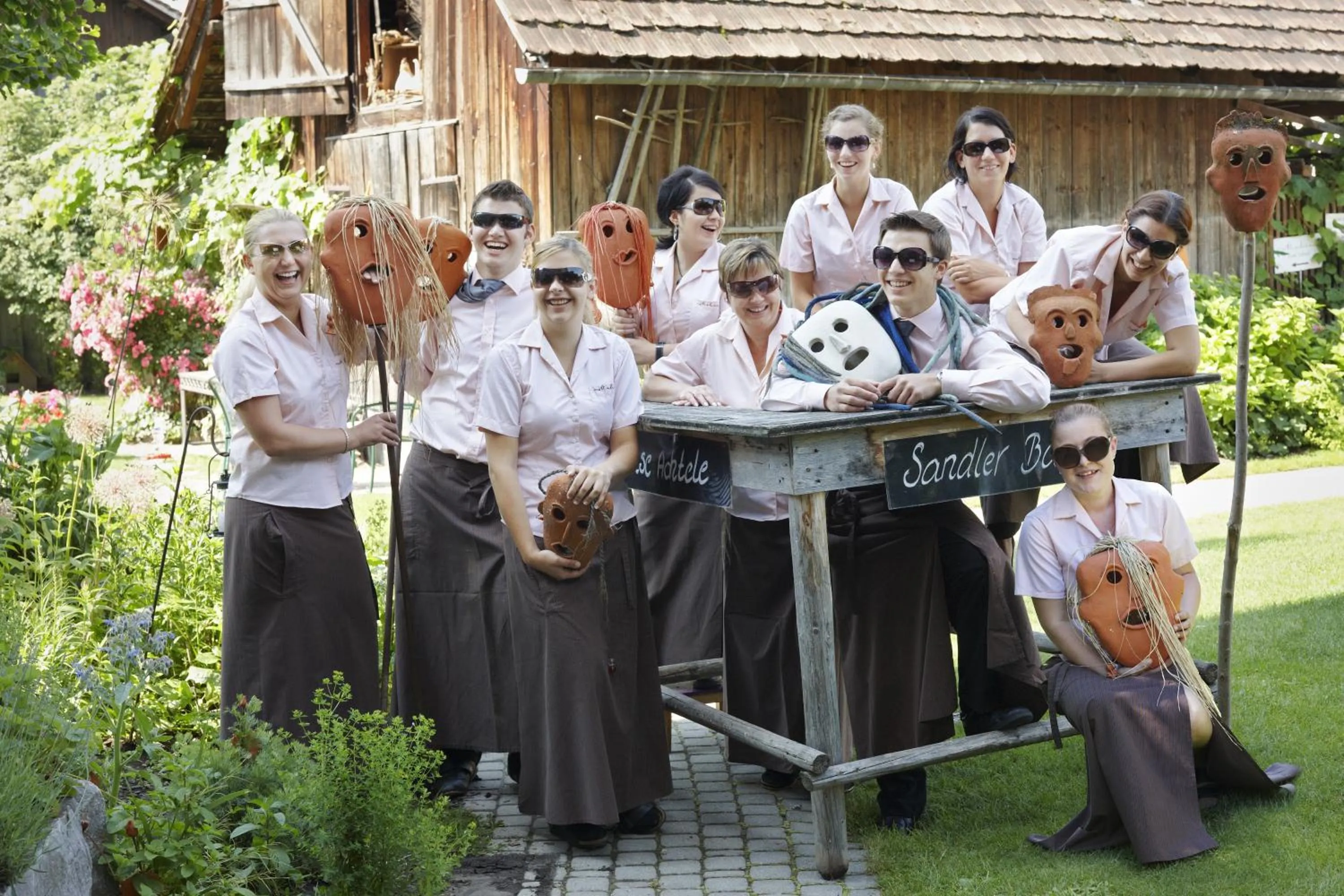 People in Hotel Restaurant Mohren