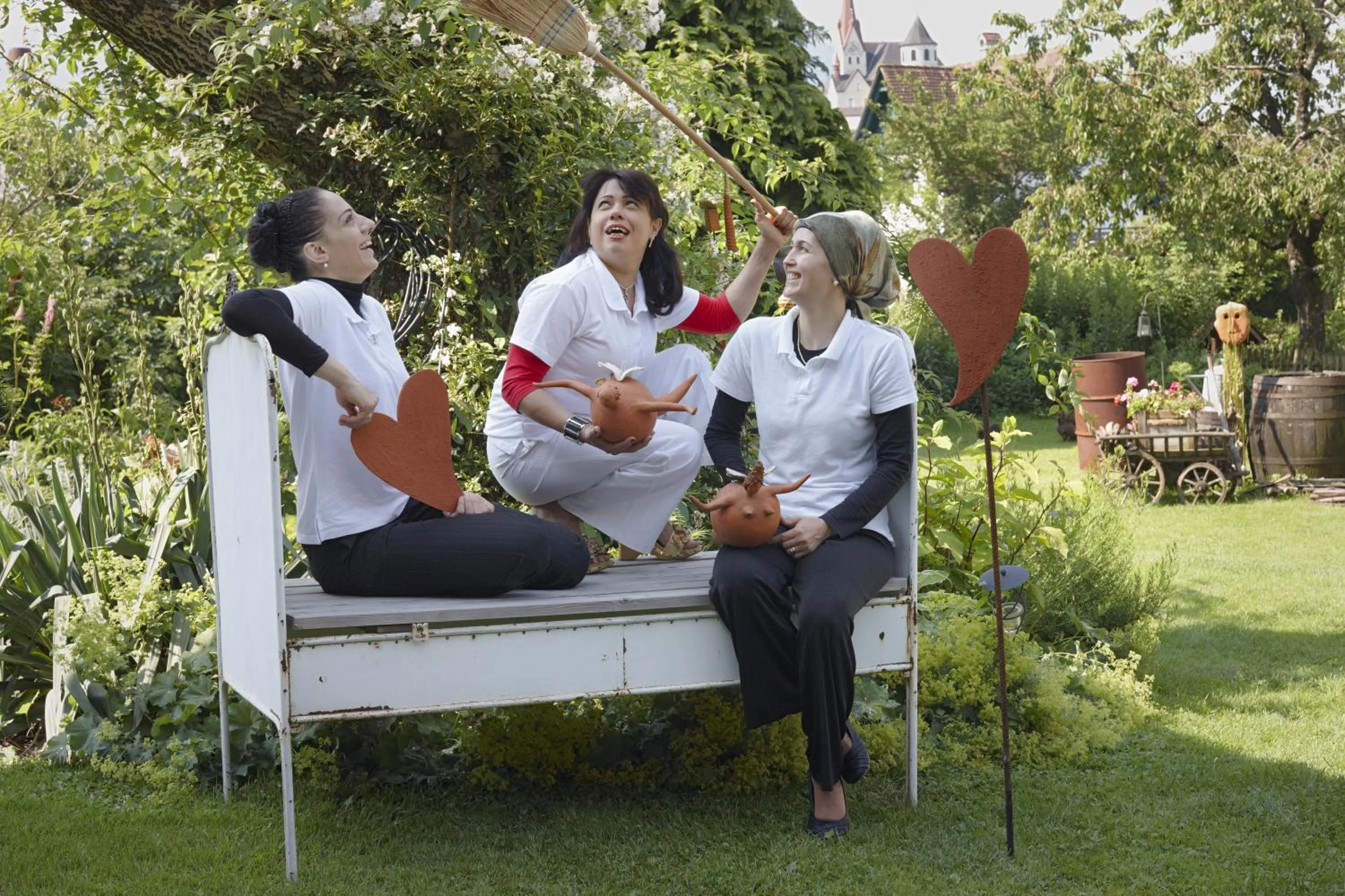 People in Hotel Restaurant Mohren