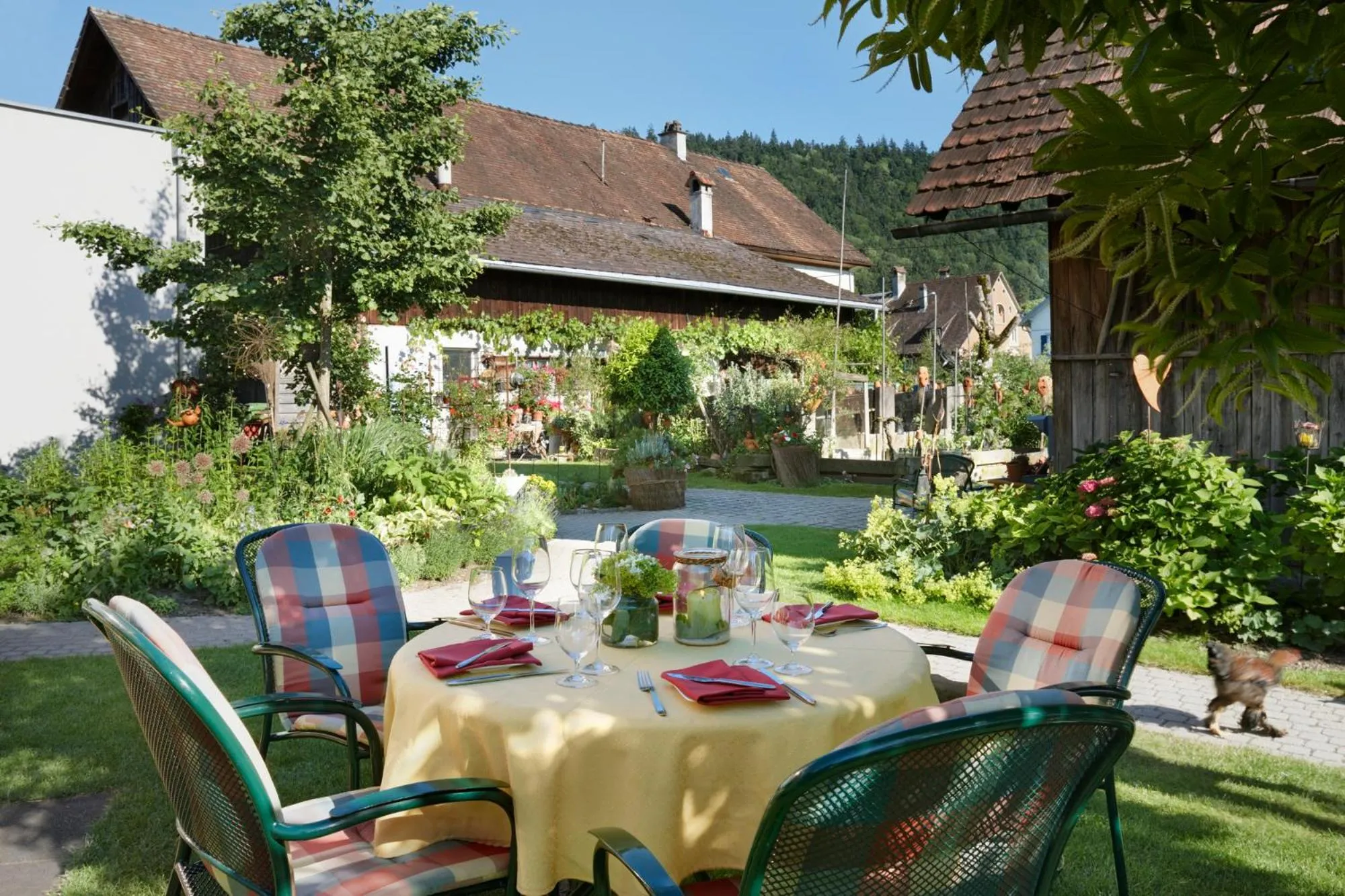 Garden in Hotel Restaurant Mohren