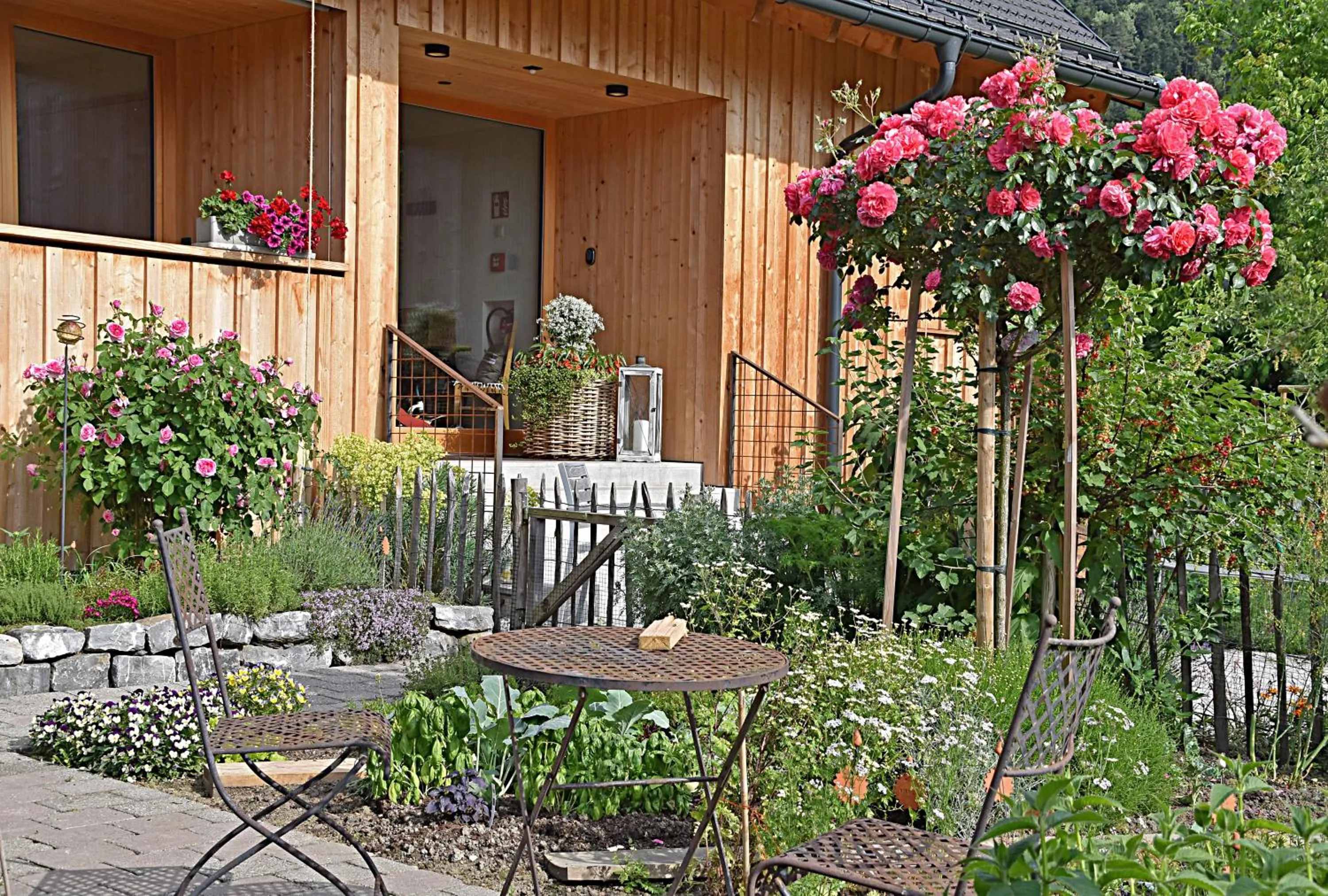 Garden in Hotel Restaurant Mohren