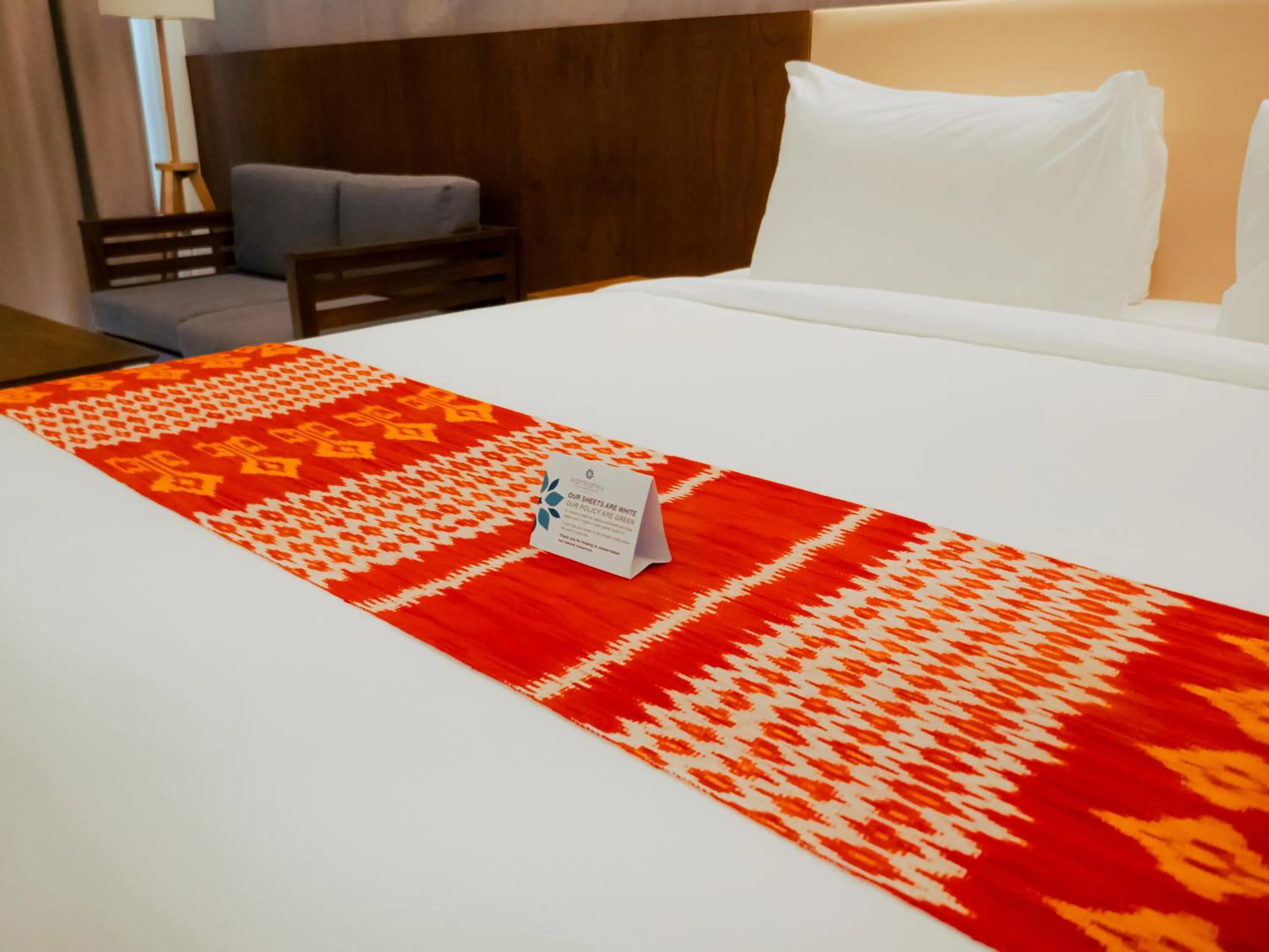 Bed in Kambaniru Beach Hotel and Resort