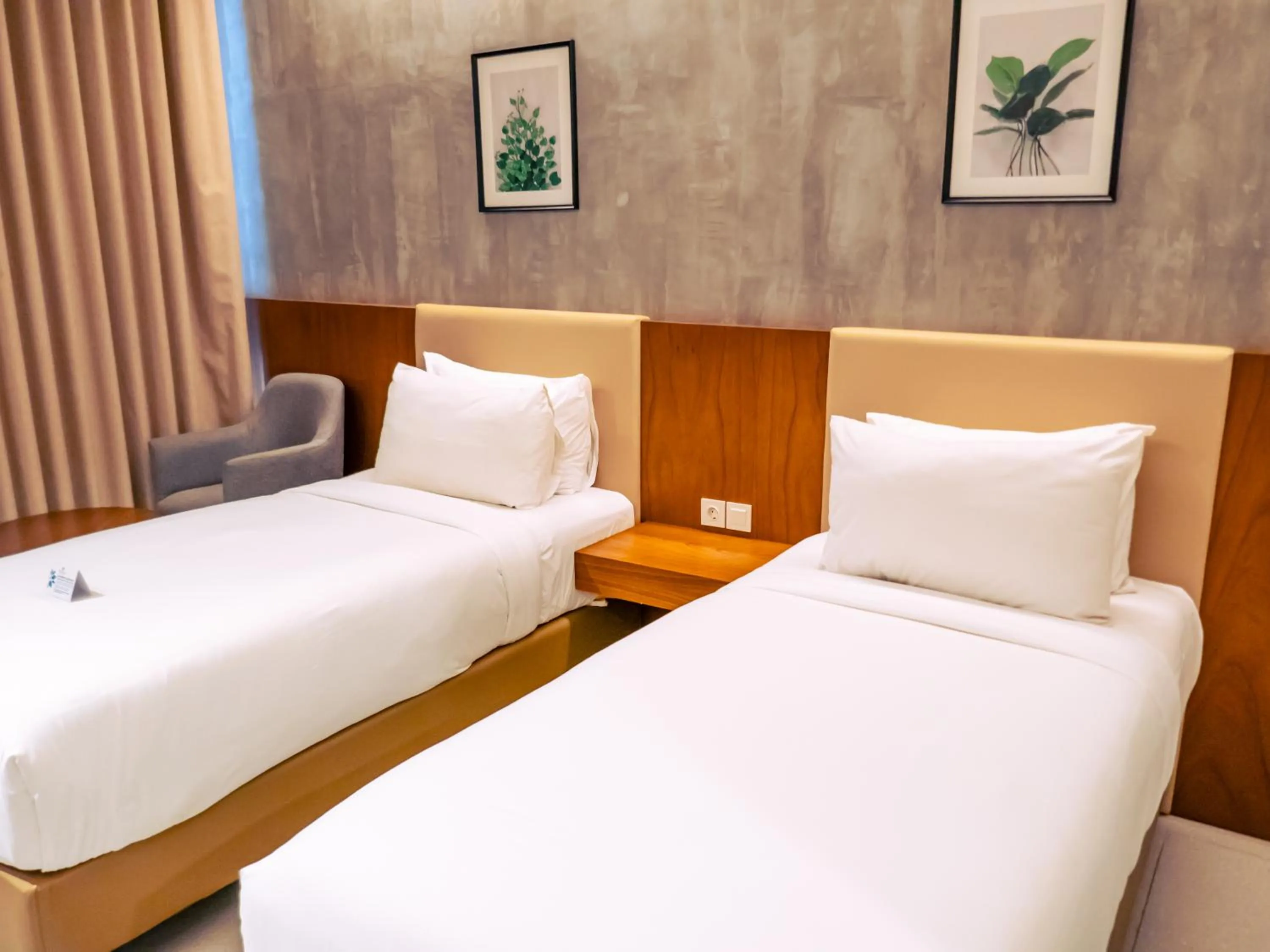 Bed in Kambaniru Beach Hotel and Resort