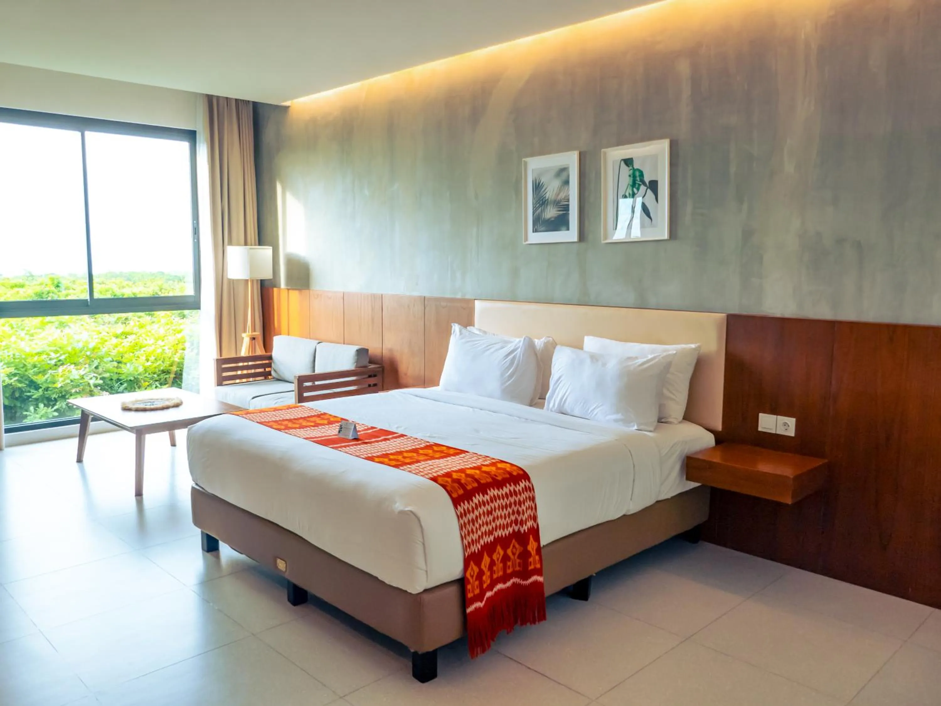 Bed in Kambaniru Beach Hotel and Resort