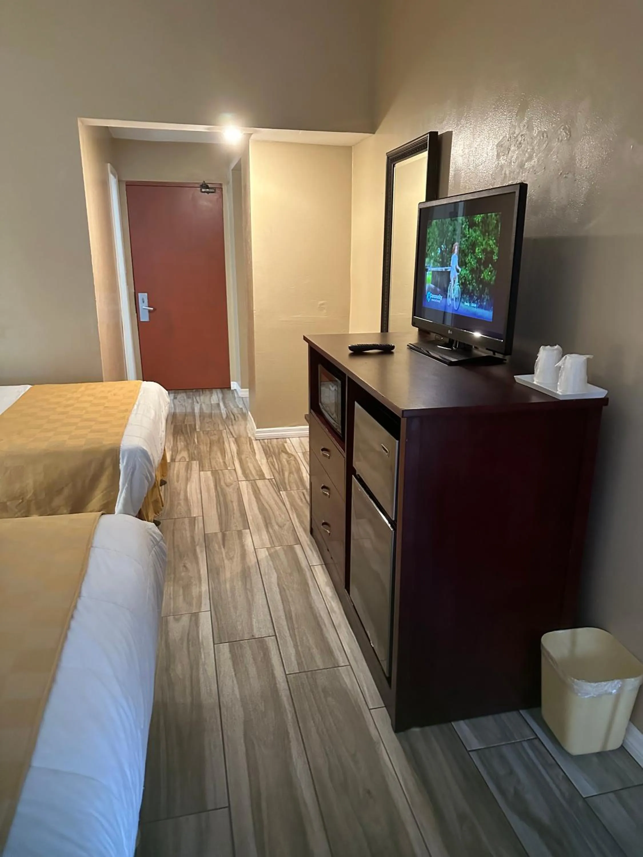 Bed in A-1 Budget Motel