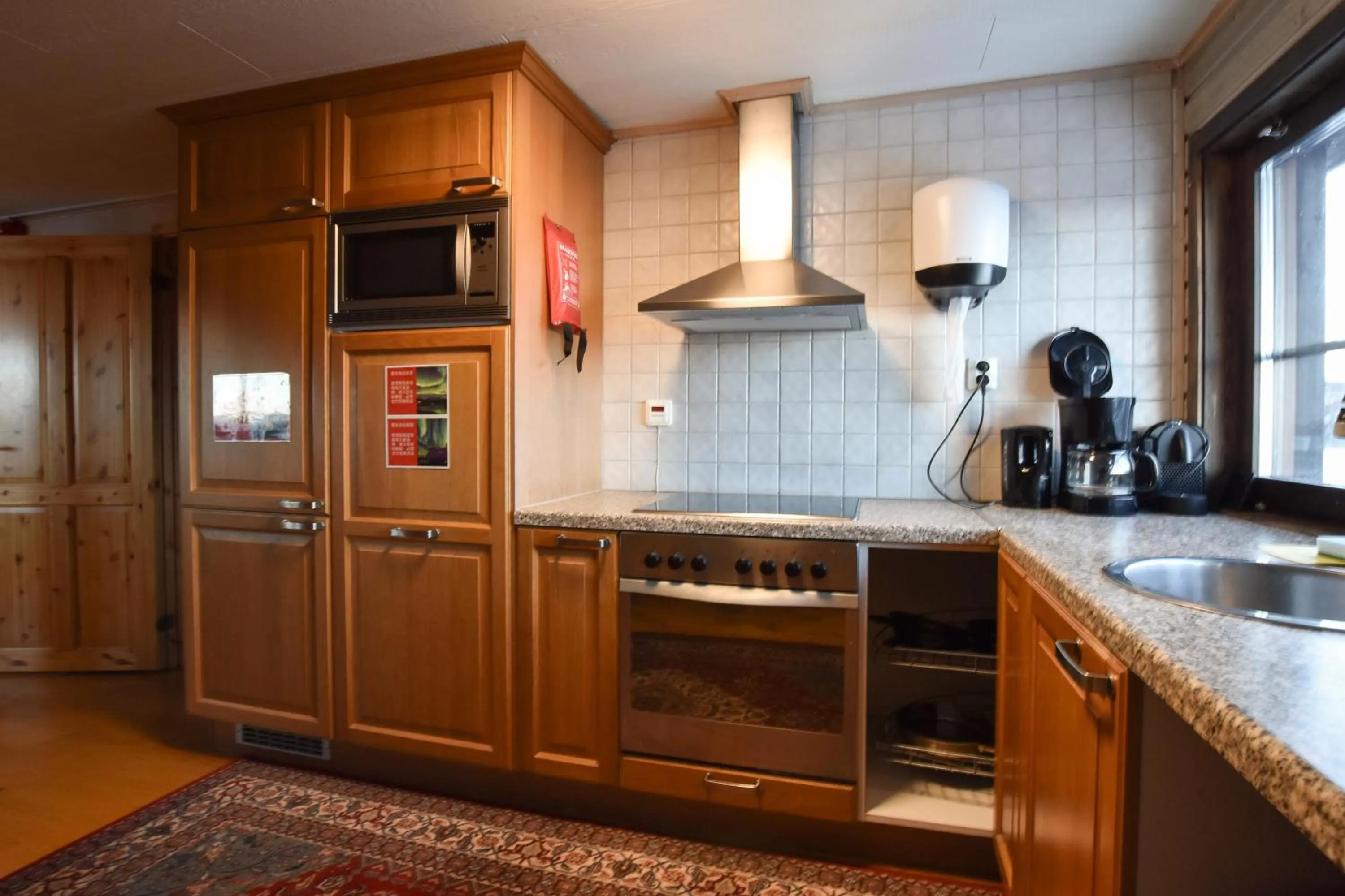 Kitchen or kitchenette in Abisko Guesthouse & Activities