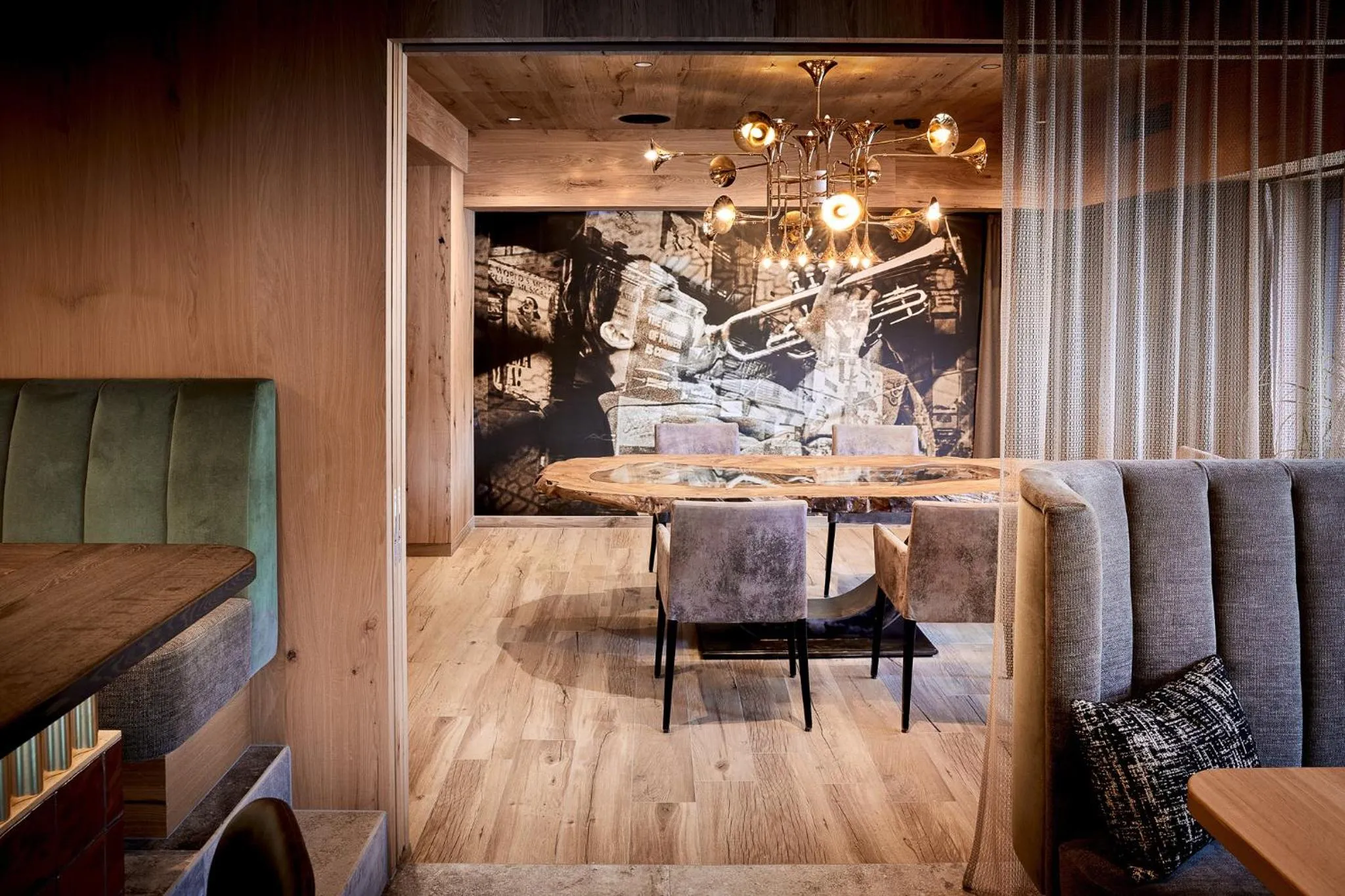 Seating area in Hotel Alte Post