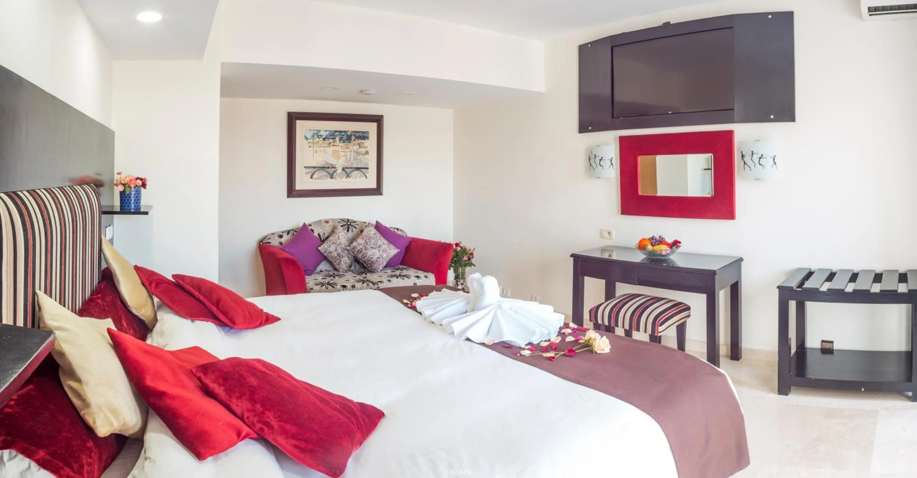 Bed in Hôtel Tanjah Flandria