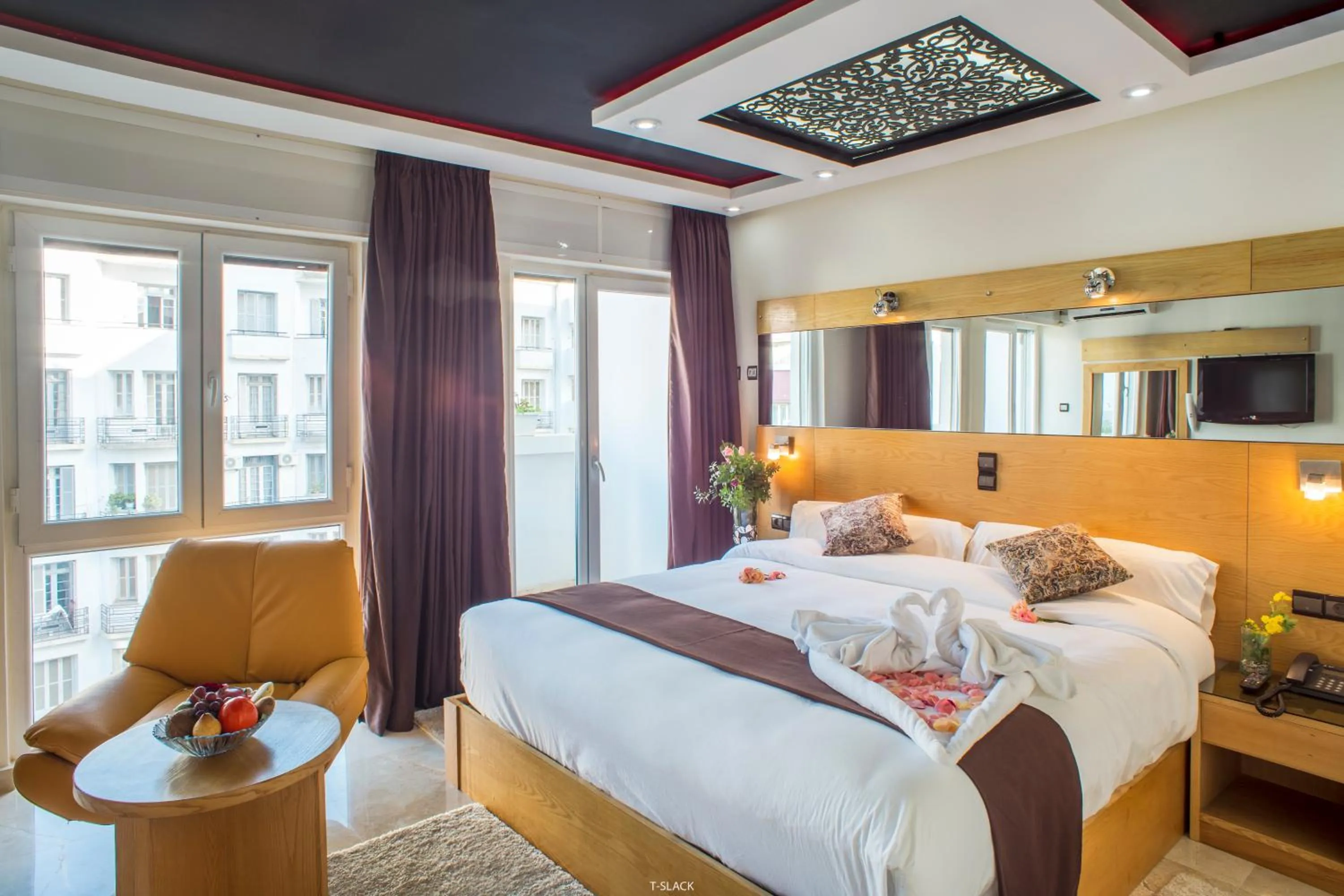 Bed in Hôtel Tanjah Flandria