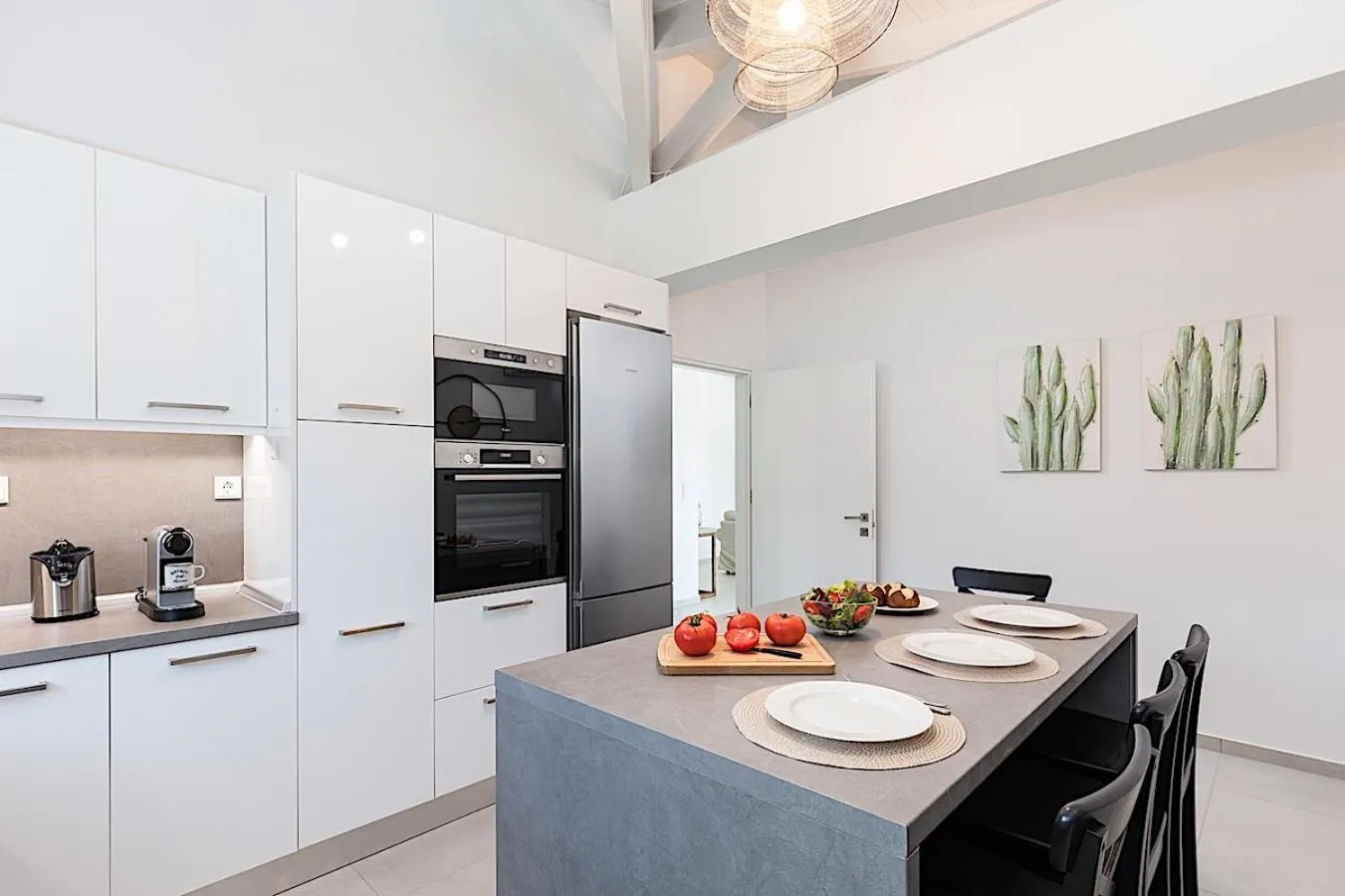 Kitchen or kitchenette in Villa Giem