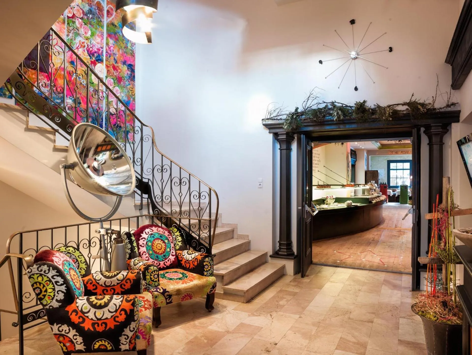 Lobby or reception in Raffl's Tyrol Hotel