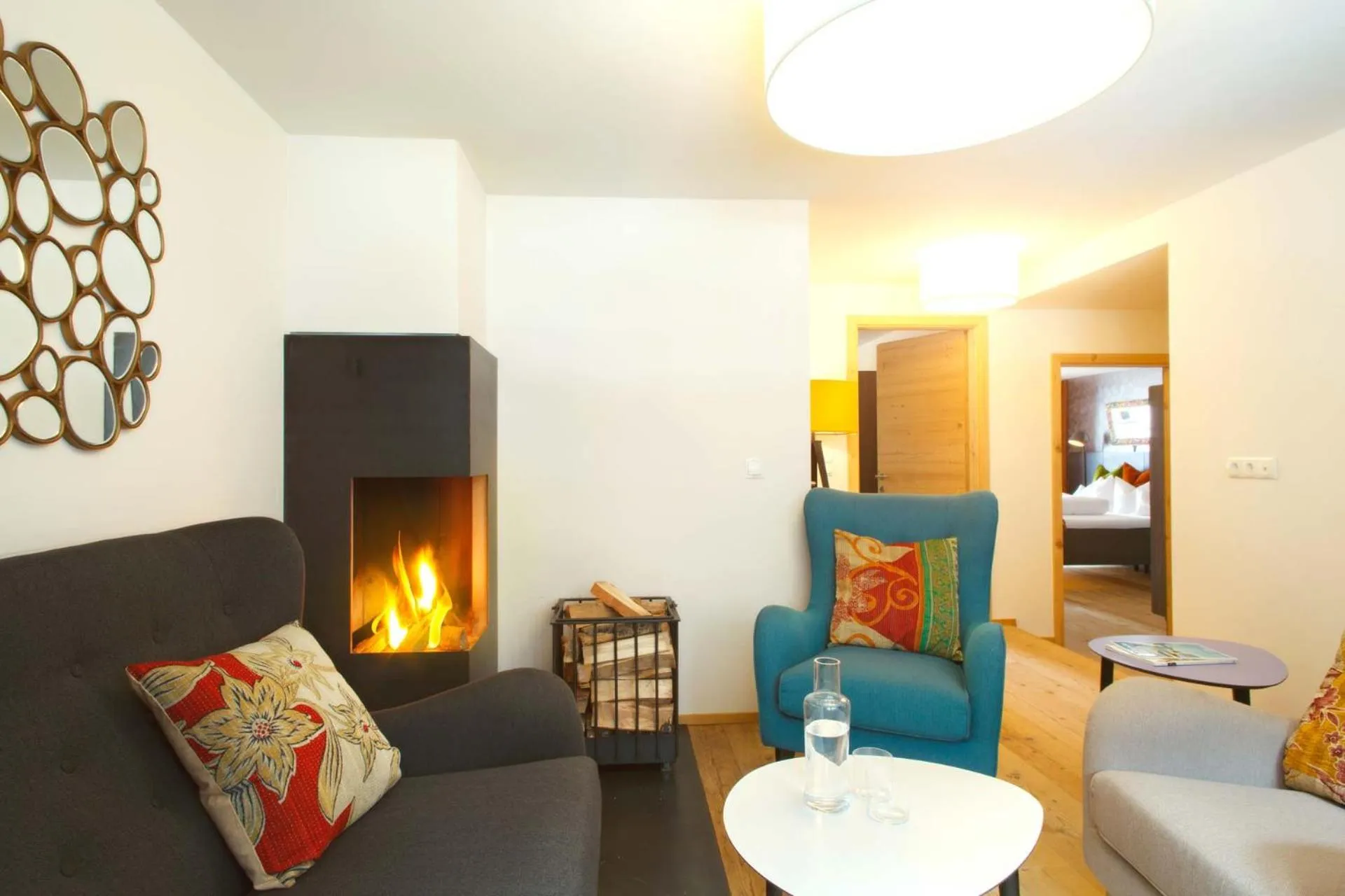 Living room in Raffl's Tyrol Hotel