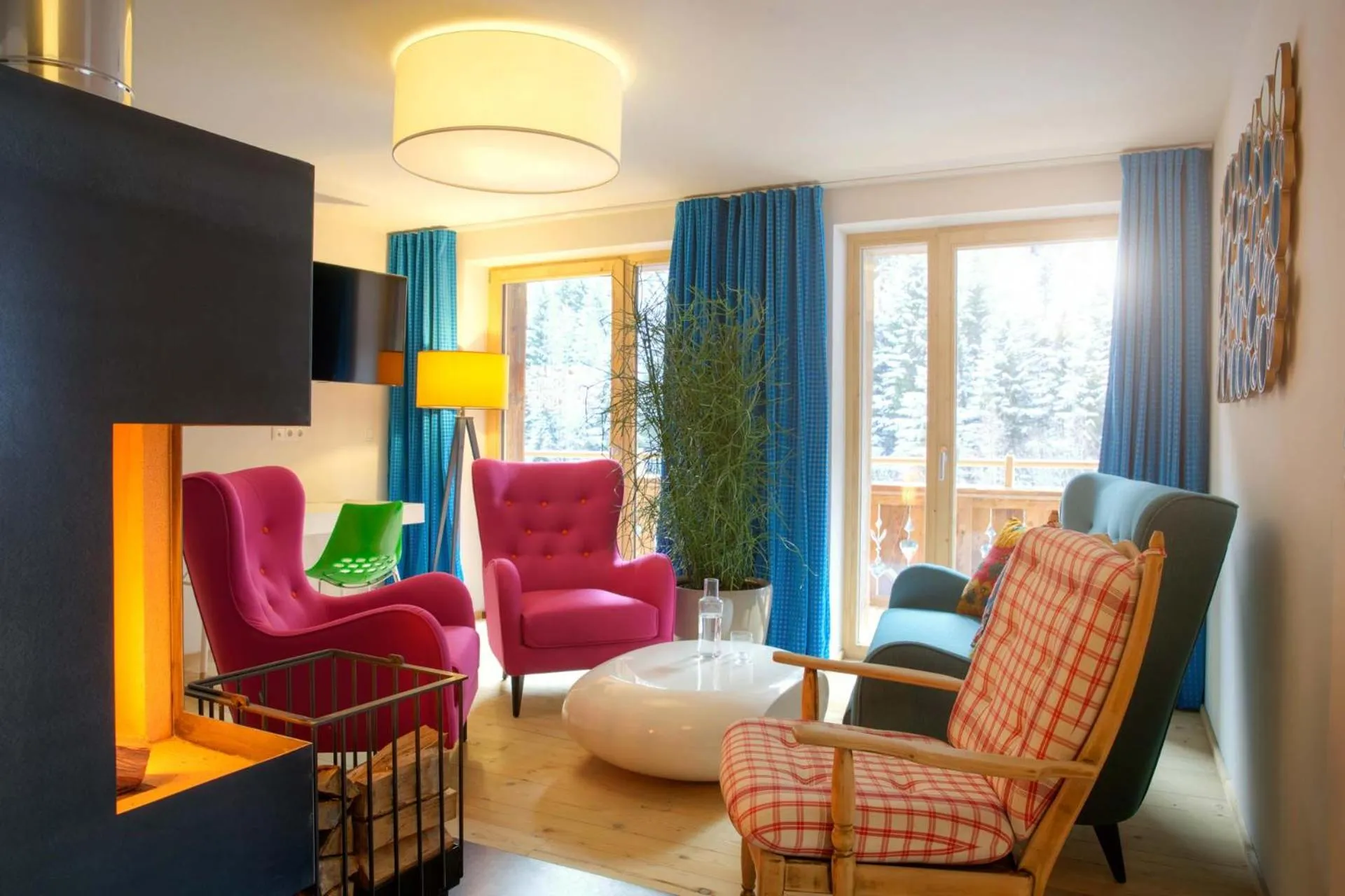 Living room in Raffl's Tyrol Hotel