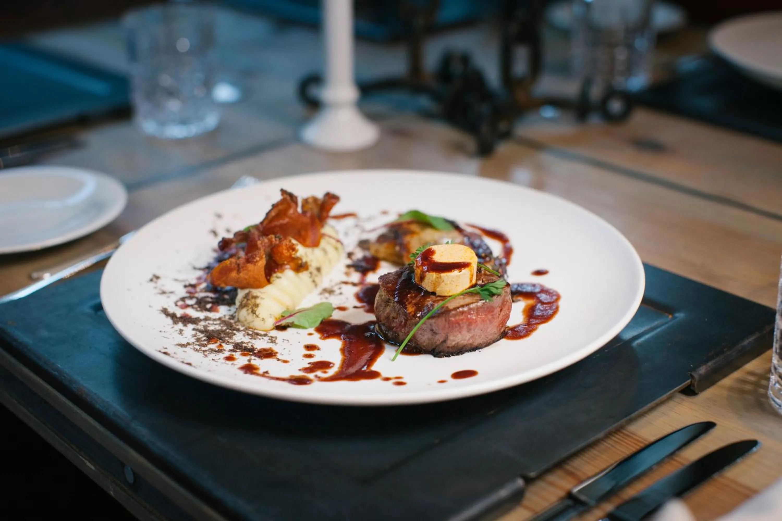 Food and drinks in Raffl's Tyrol Hotel