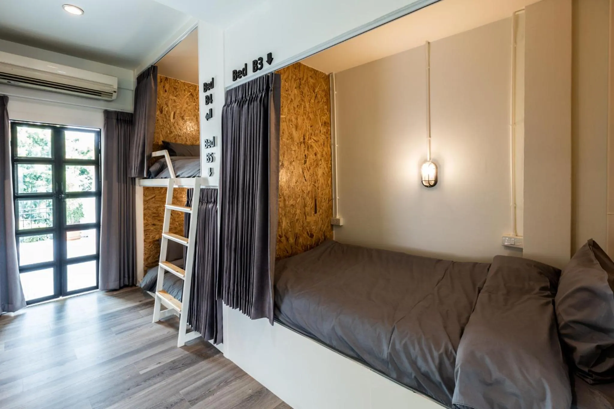 Bed in My Way Hostel Chiang Mai